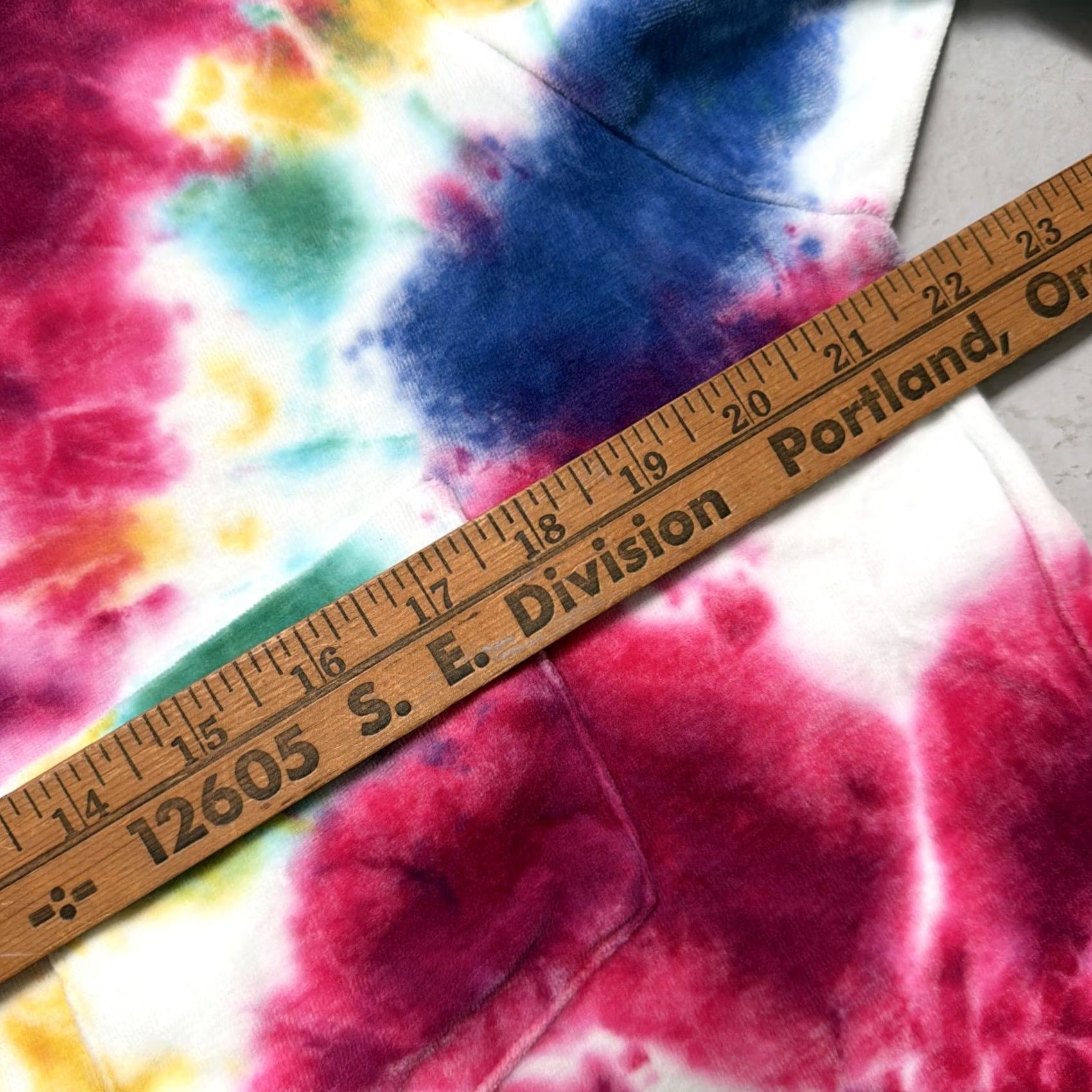 Velour Nepenthes Velour Cotton Tie-Dye Pocket T-Shirt Thick Made Japan M Size US M / EU 48-50 / 2 - 3 Thumbnail