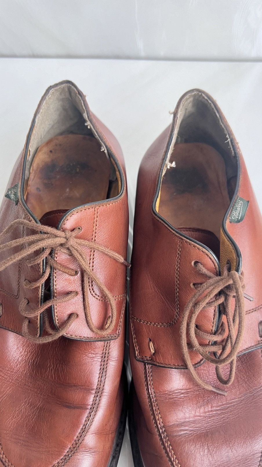 Paraboot Paraboot Avigon Griff brown leather split toe derby shoes Size US 9.5 / EU 42-43 - 11 Thumbnail