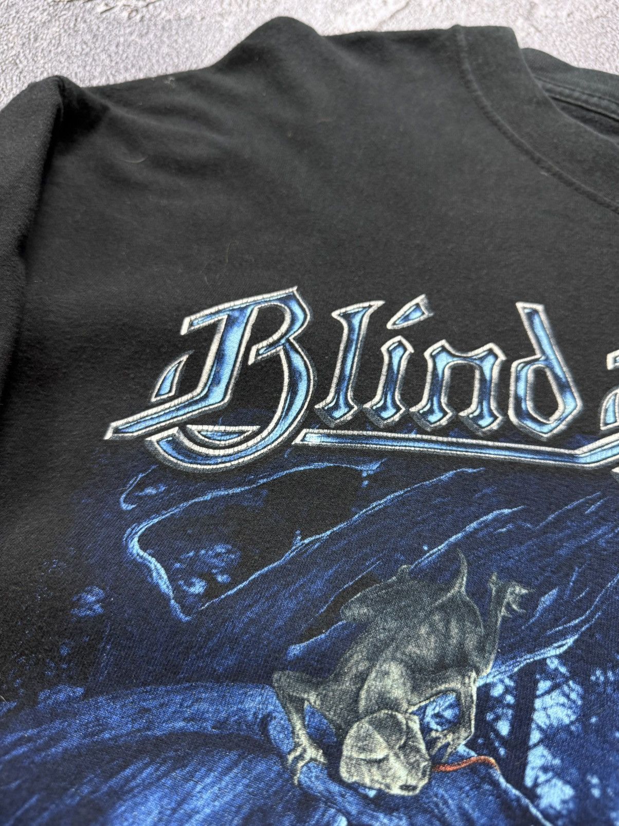 Band Tees Blind Guardian VNTG 2003 Distress Logo long Sleeve T Shirt Size US XL / EU 56 / 4 - 9 Thumbnail