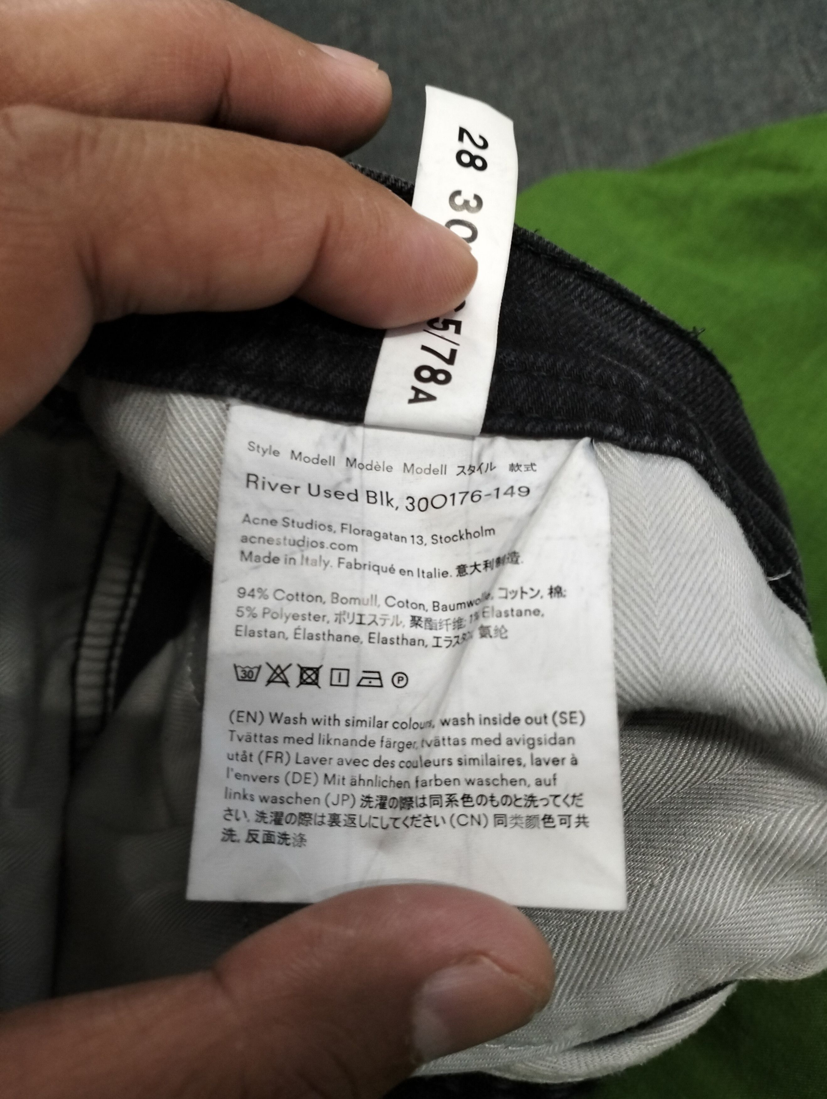Acne Studios Acne Studios Jeans Mens 28 x 30 Italy Cotton Size US 28 / EU 44 - 3 Thumbnail