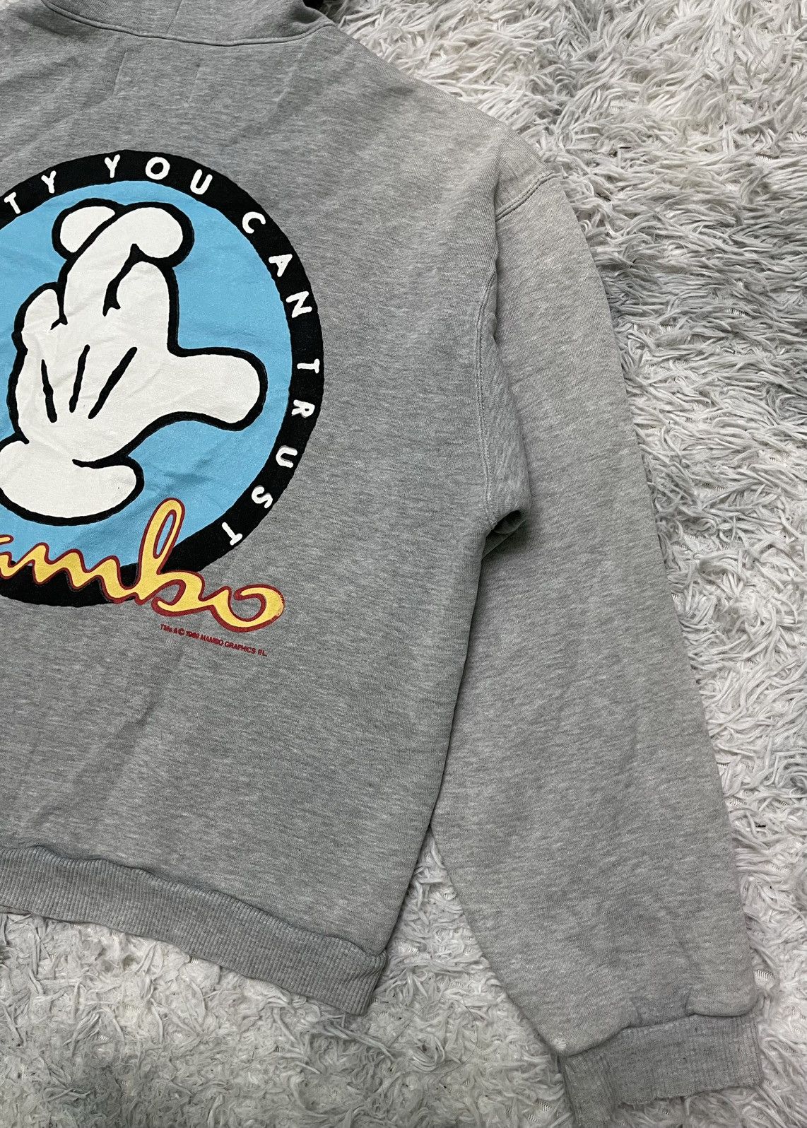 Mambo 1989 MAMBO “QUALITY YOU CAN TRUST” HOODIE ZIP UP DISTRESSED Size US M / EU 48-50 / 2 - 14 Thumbnail