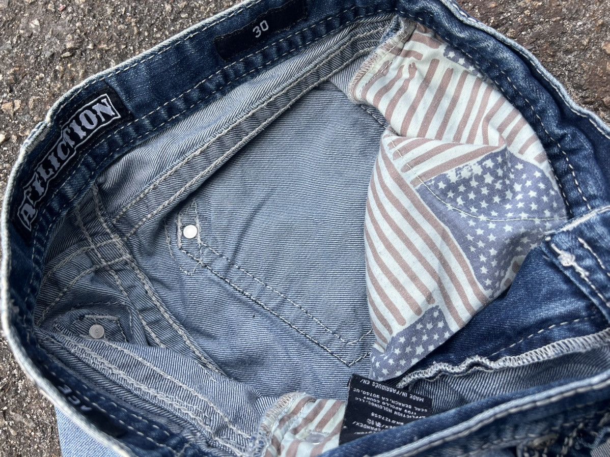 Affliction Crazy y2k Affliction Distressed Jeans Size US 32 / EU 48 - 6 Thumbnail