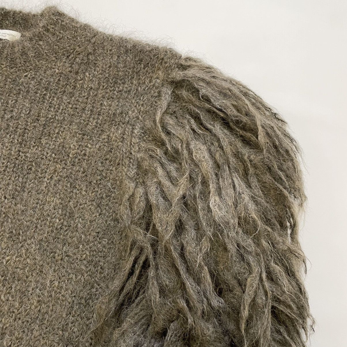 Dries Van Noten ‘Pom Pom Sleeves’ Mohair Sweater Size S / US 4 / IT 40 - 6 Thumbnail