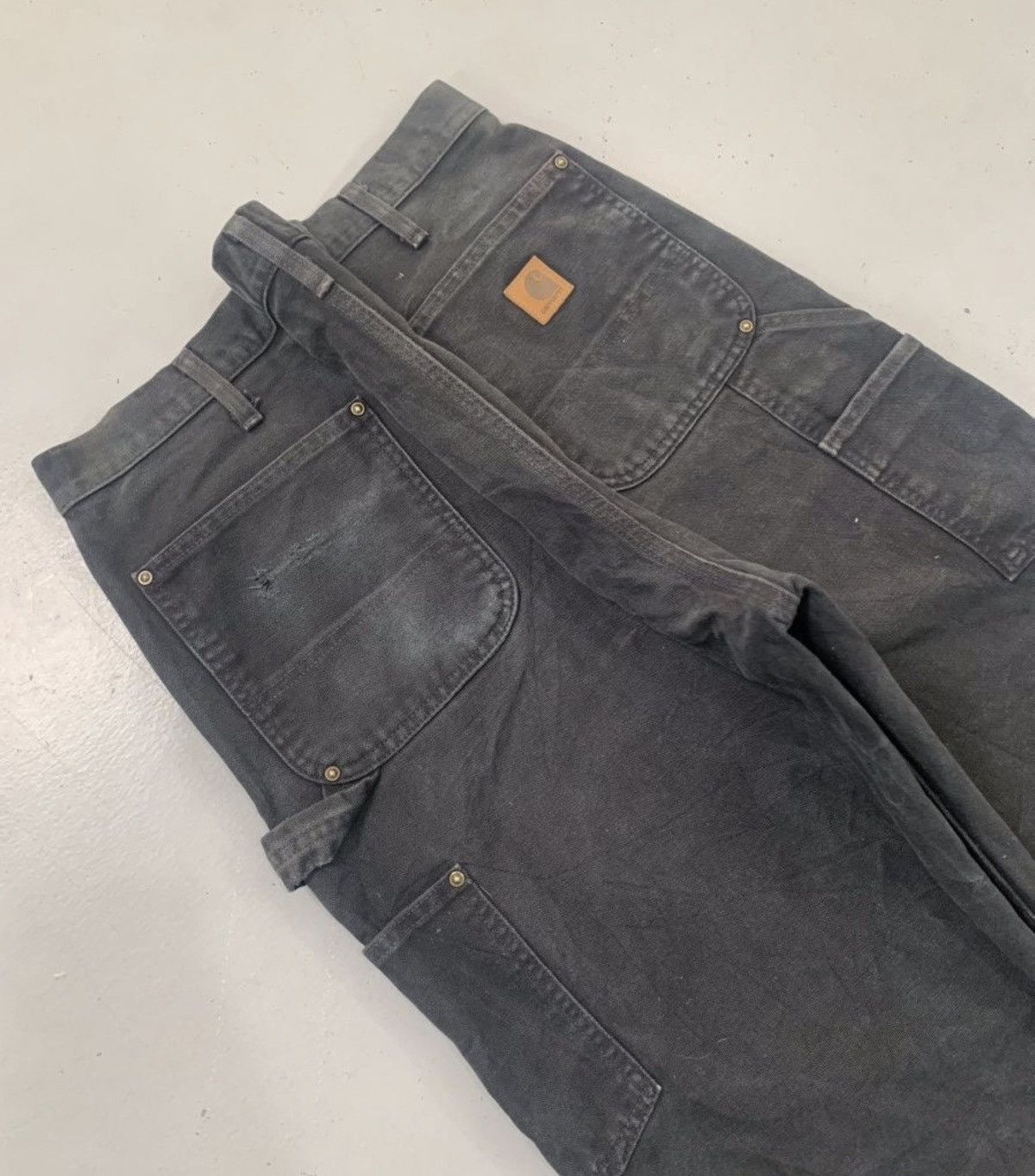 Carhartt Vintage carhartt b01 blk double knee denim Size US 36 / EU 52 - 3 Thumbnail
