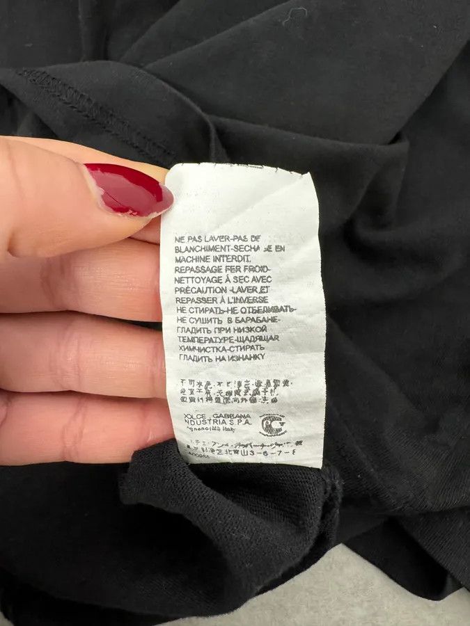 Dolce & Gabbana 2000s Dolce & Gabbana Volcano Black Longsleeves Size US M / EU 48-50 / 2 - 11 Thumbnail