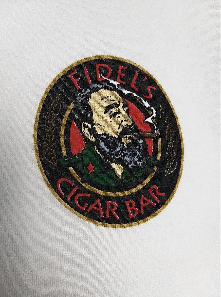 Vintage RARE🔥VINTAGE 90'S CRAZY SHIRTS FIDEL'S CIGAR BAR SWEATSHIRT Size US L / EU 52-54 / 3 - 4 Thumbnail