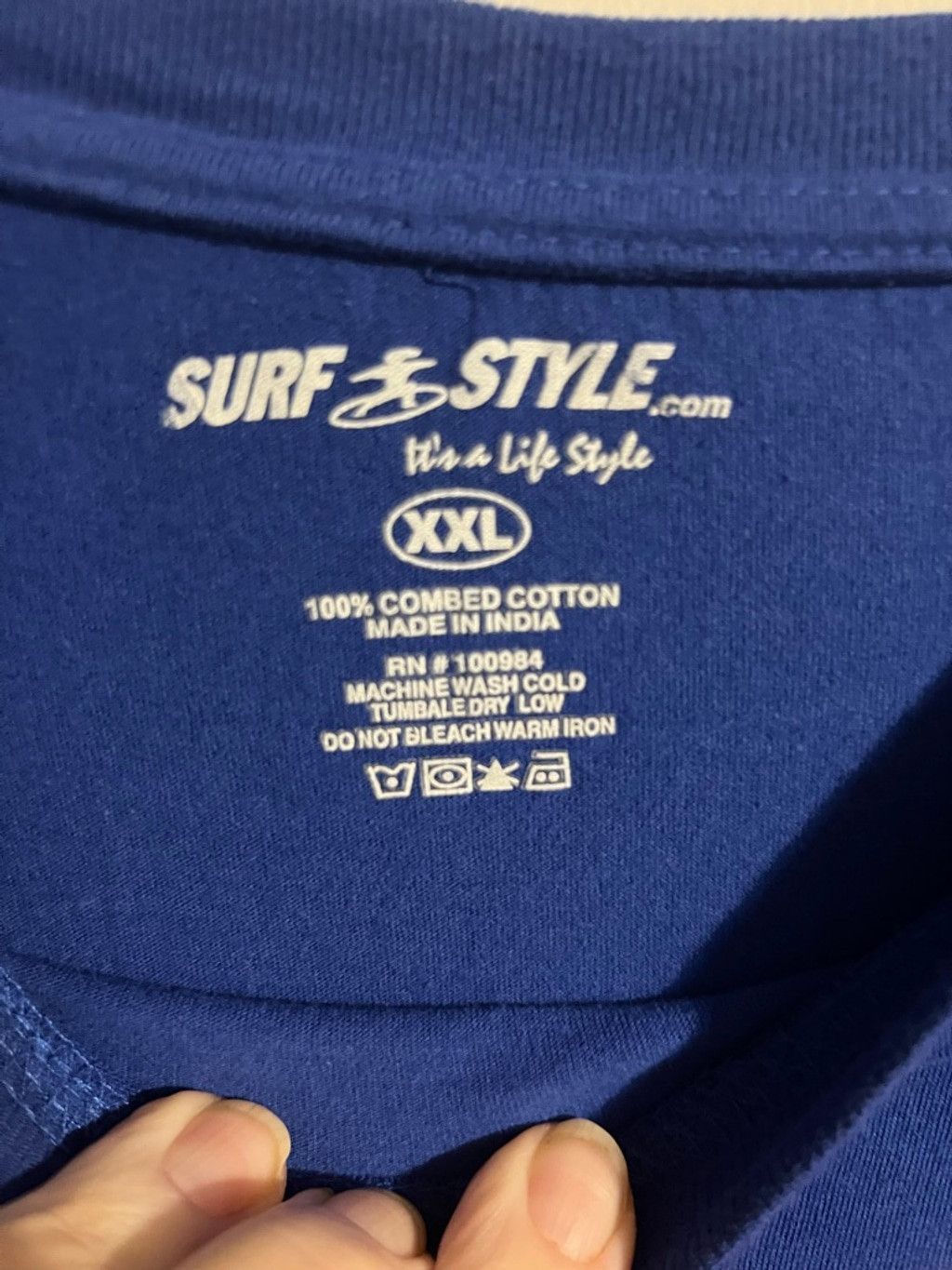 Other Men's Surf Style Blue Orange Ft. Walton Beach Tee XXL Size US XXL / EU 58 / 5 - 3 Thumbnail