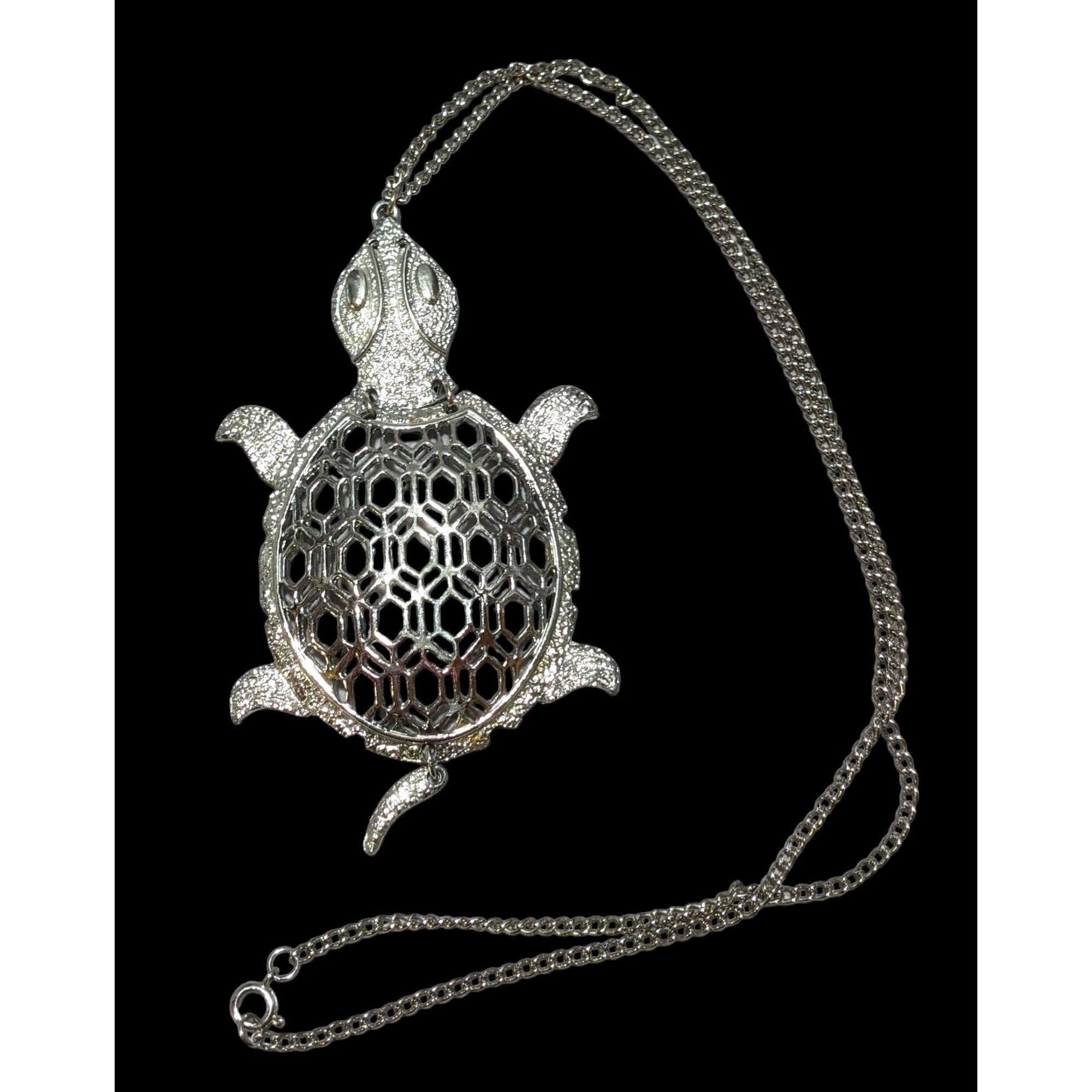 Other Vintage Articulated Turtle Necklace Size ONE SIZE - 1 Thumbnail