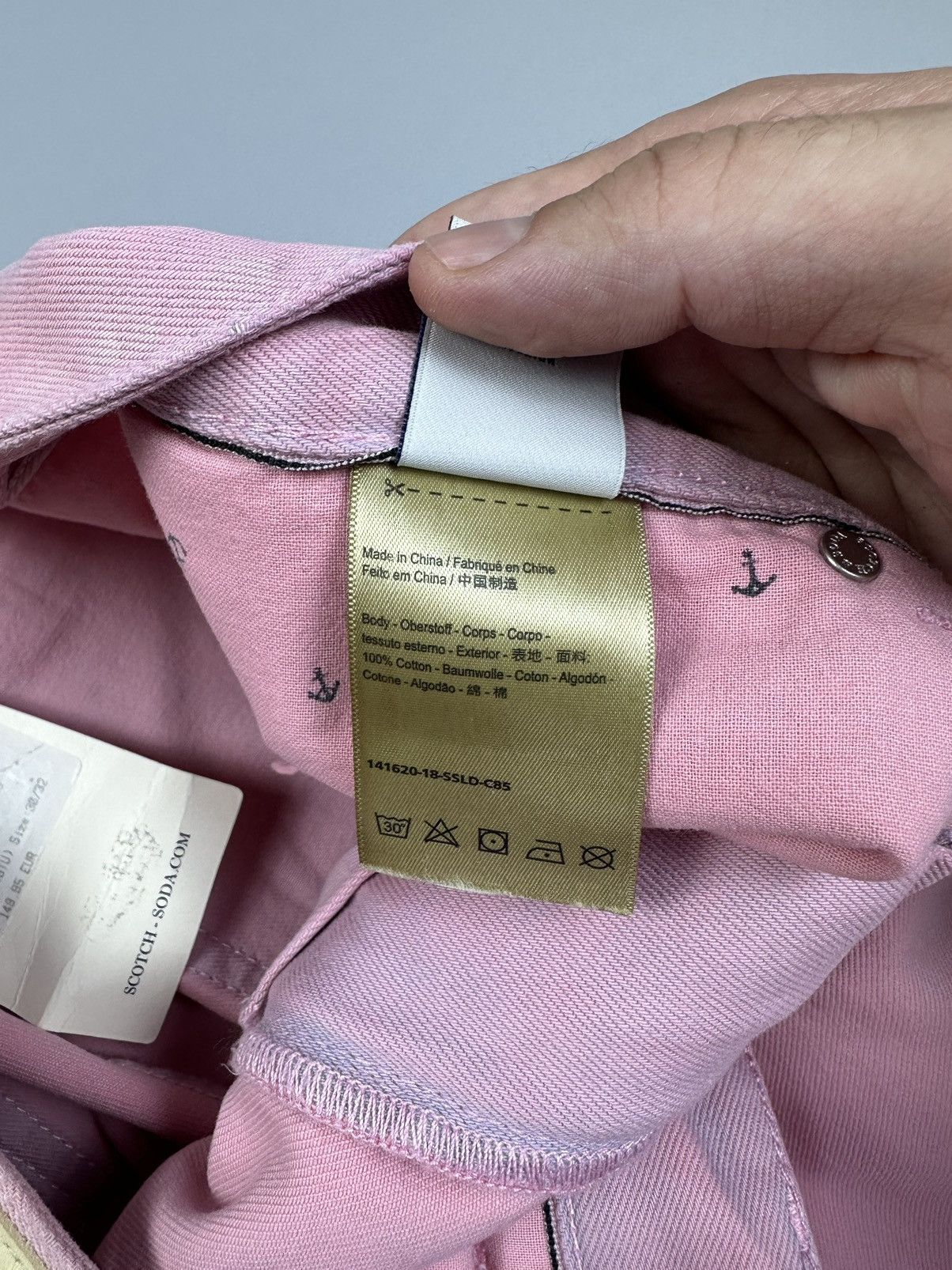 Scotch & Soda Unisex pink denim pants scotch&soda Size US 30 / EU 46 - 6 Thumbnail