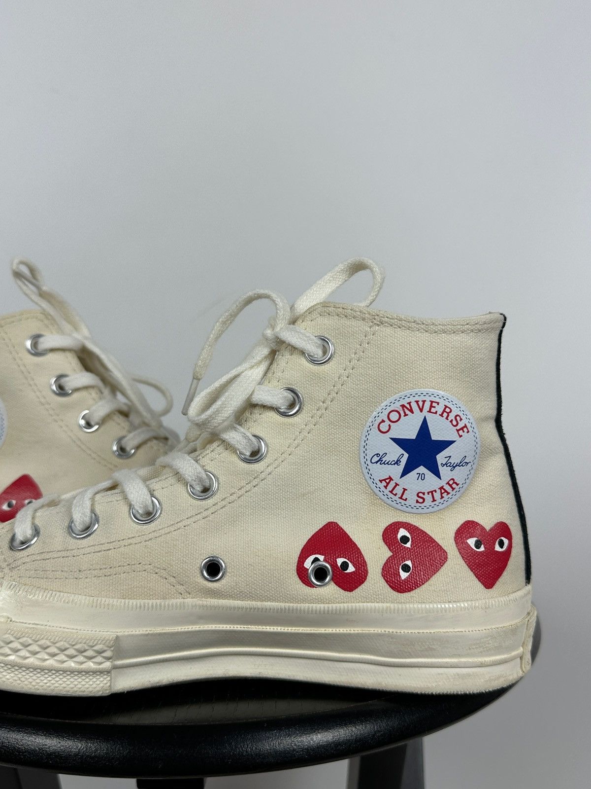 Comme des Garcons Comme Des Garçons x Chuck Taylor Converse All Star Hi Top Size US 5 / EU 37 - 19 Thumbnail