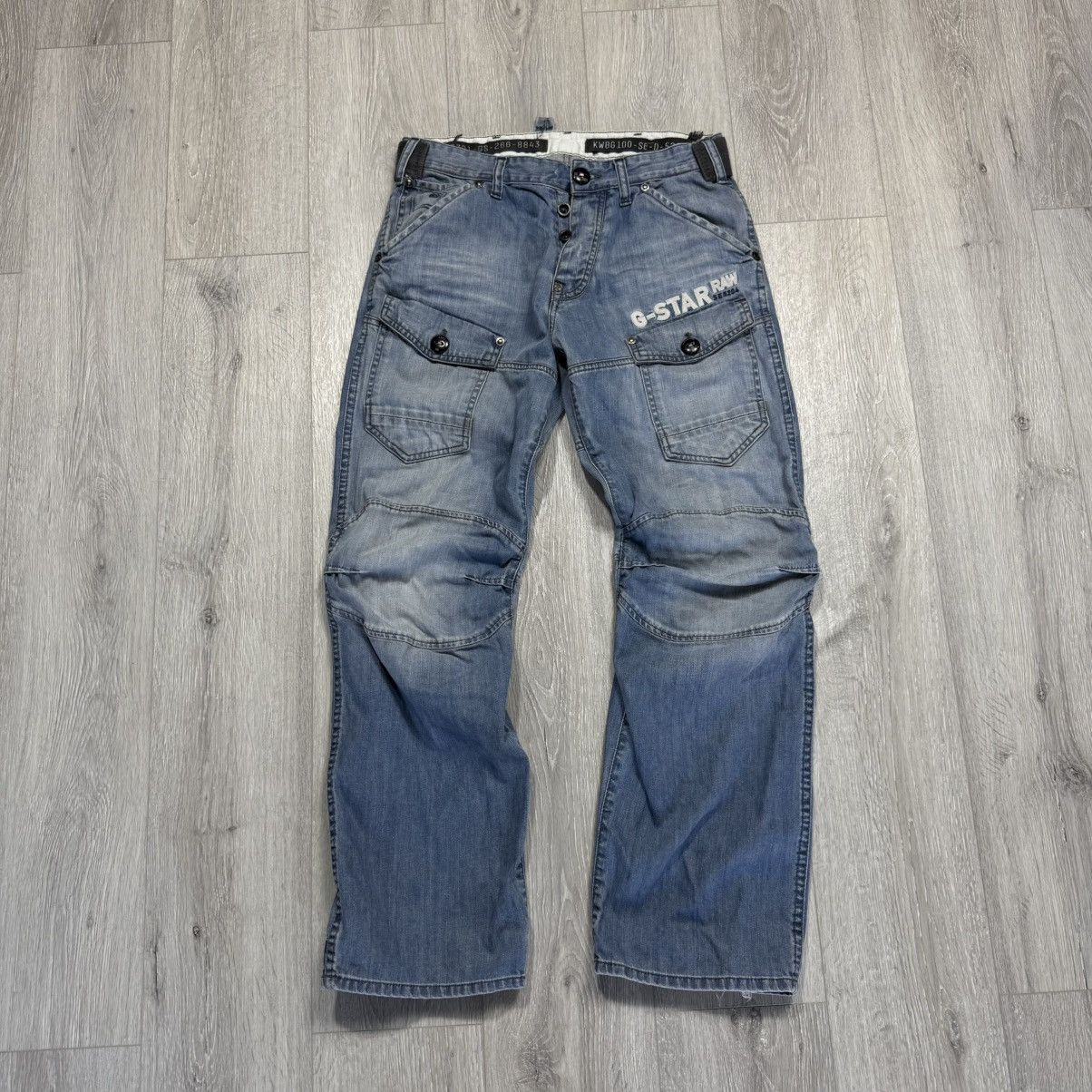 G-Star Vintage Multi pocket G-star Avant Garde Y2K Pants Size US 32 / EU 48 - 1 Thumbnail
