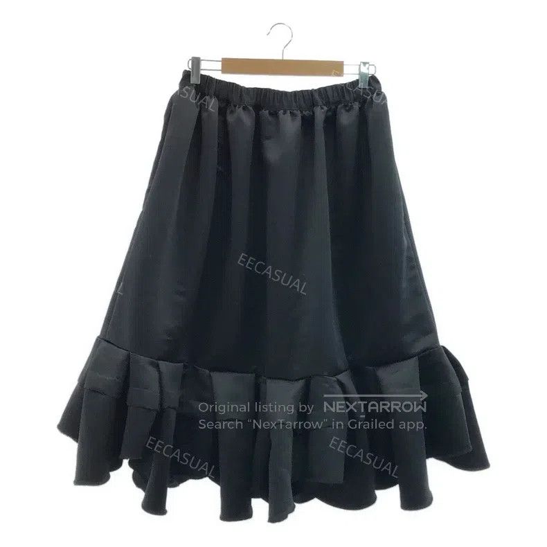 Comme des Garcons Comme Des Garcons size M Black Polyester Satin Pleated Max Size 22" - 1 Thumbnail