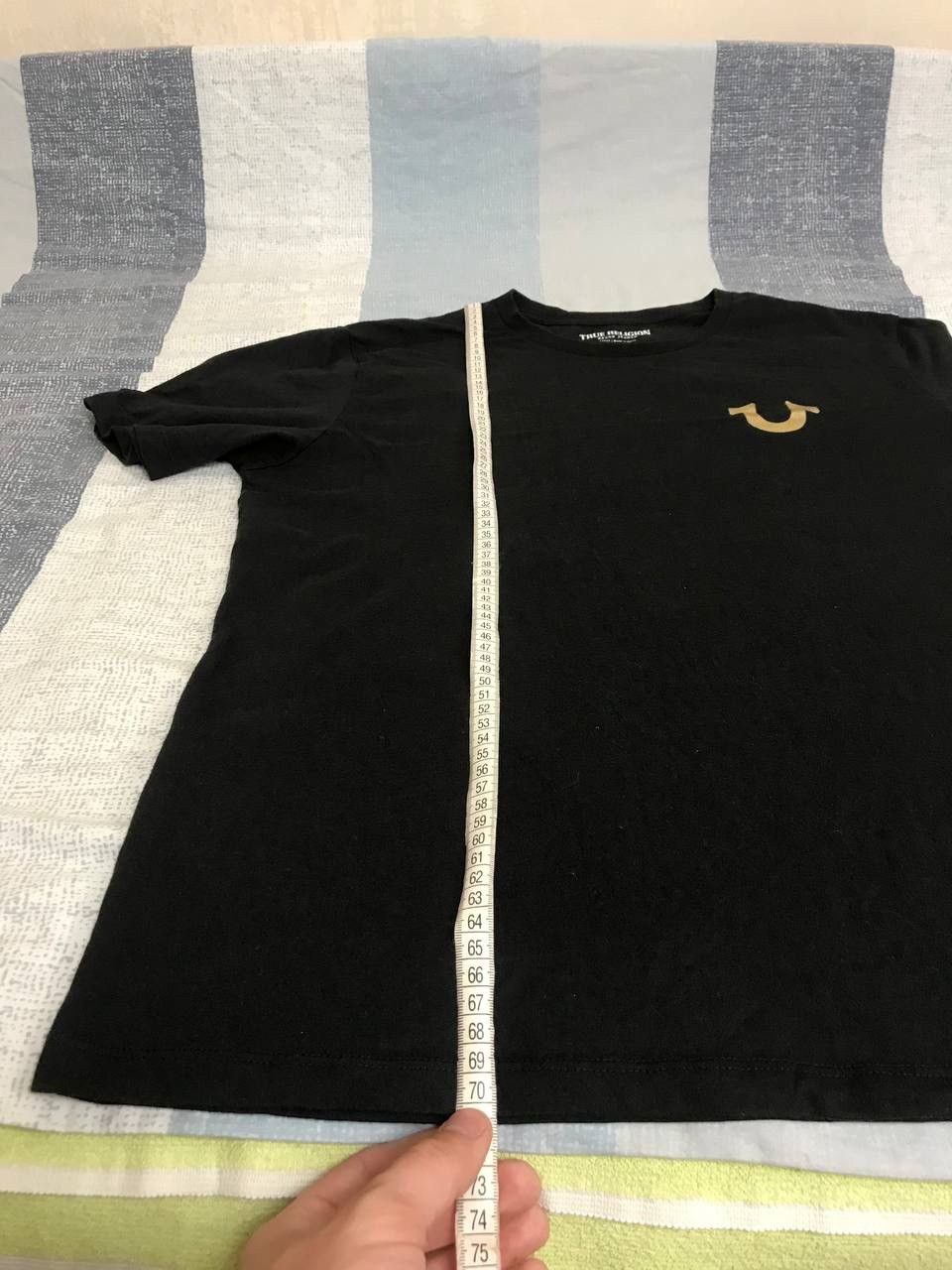 True Religion 🔥 True Religion Vintage Tee Big Logo Faded Black T Shirt Y2K Size US L / EU 52-54 / 3 - 10 Thumbnail