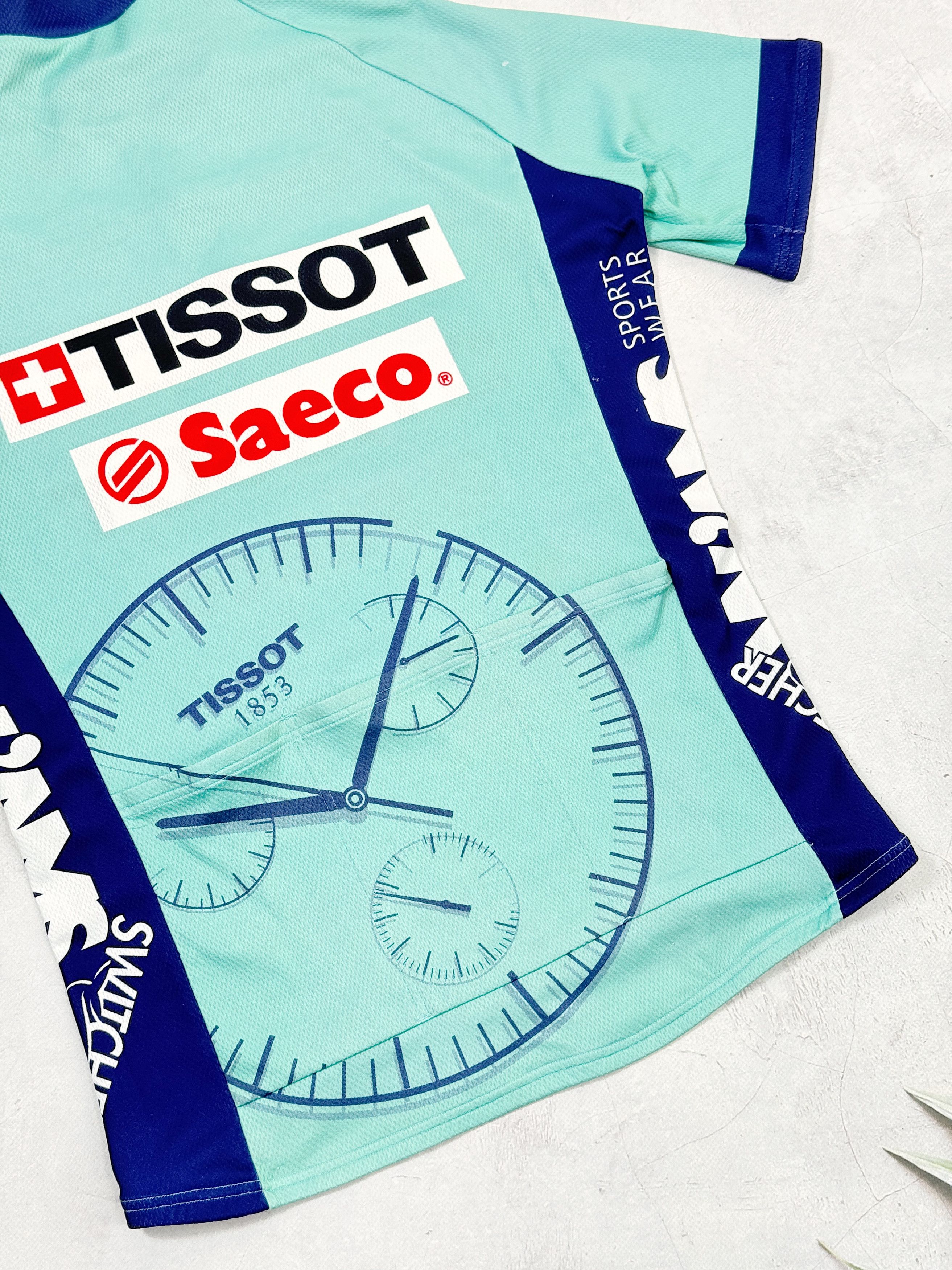 Vintage Vintage Wams Cycling Jersey Saeco Tissot Adidas Size US M / EU 48-50 / 2 - 12 Thumbnail