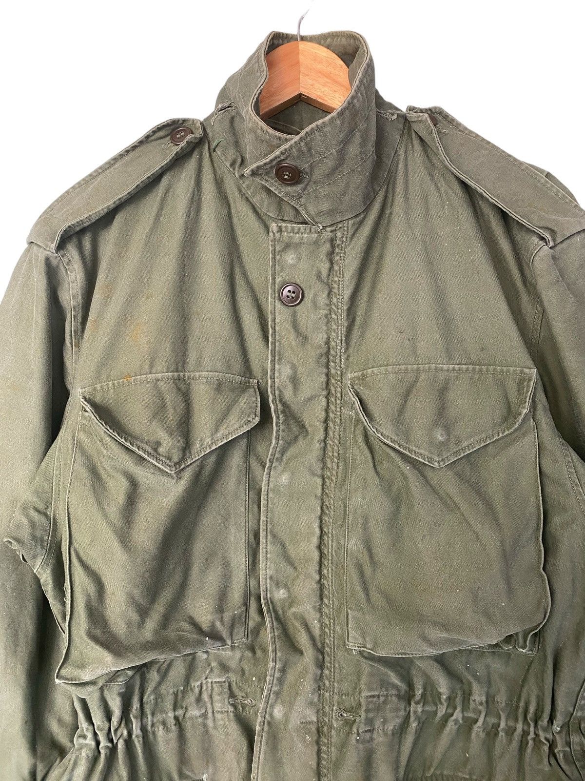 Buzz Rickson's Rare 🔥 Paint Splatter Twill Field Shell Field M-1951 US ARMY Size US M / EU 48-50 / 2 - 5 Thumbnail