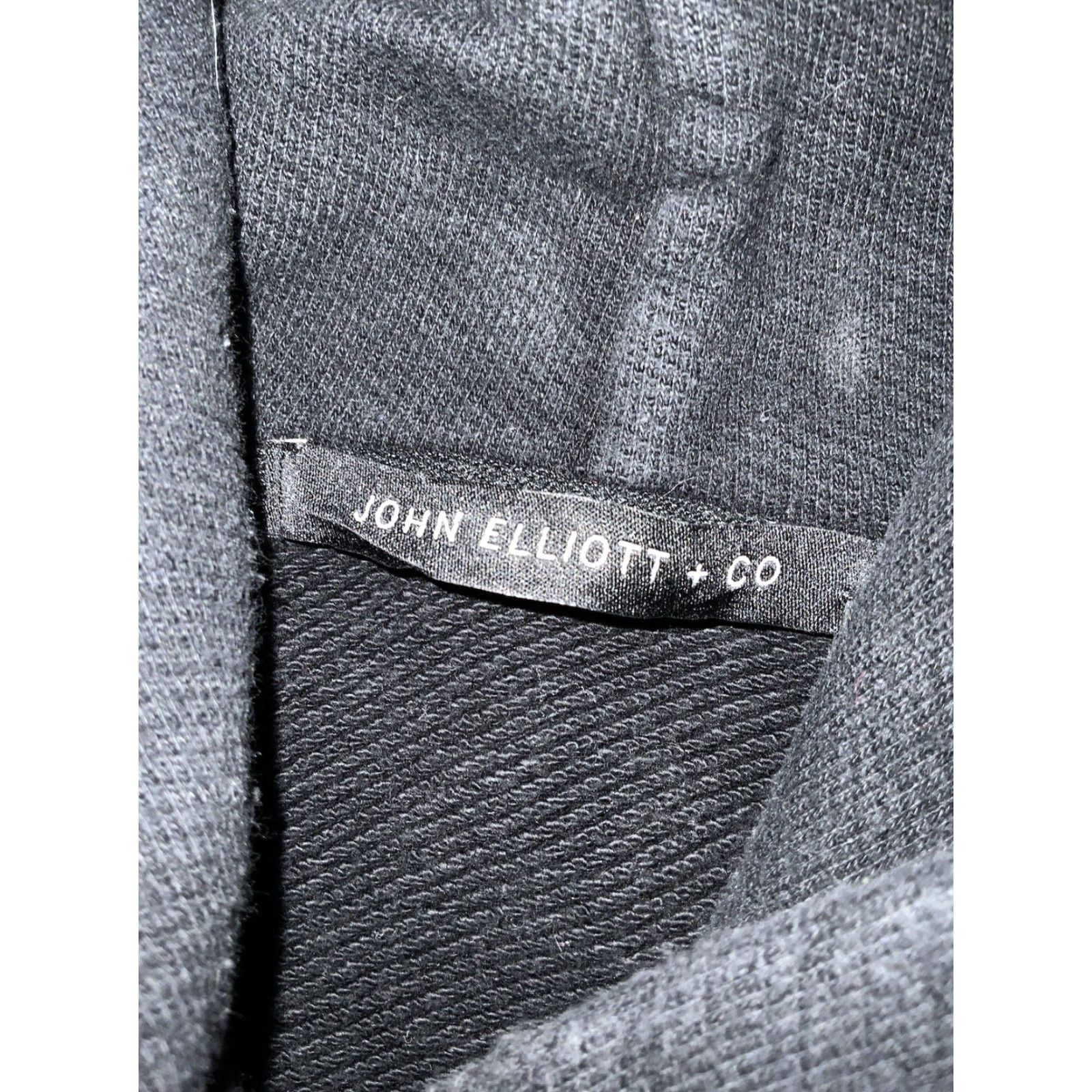 John Elliott John Elliott Black Slim Fit Terry Villain Side Zip Pullover Hoodie Sz. 3 Mens Size US S / EU 44-46 / 1 - 6 Thumbnail