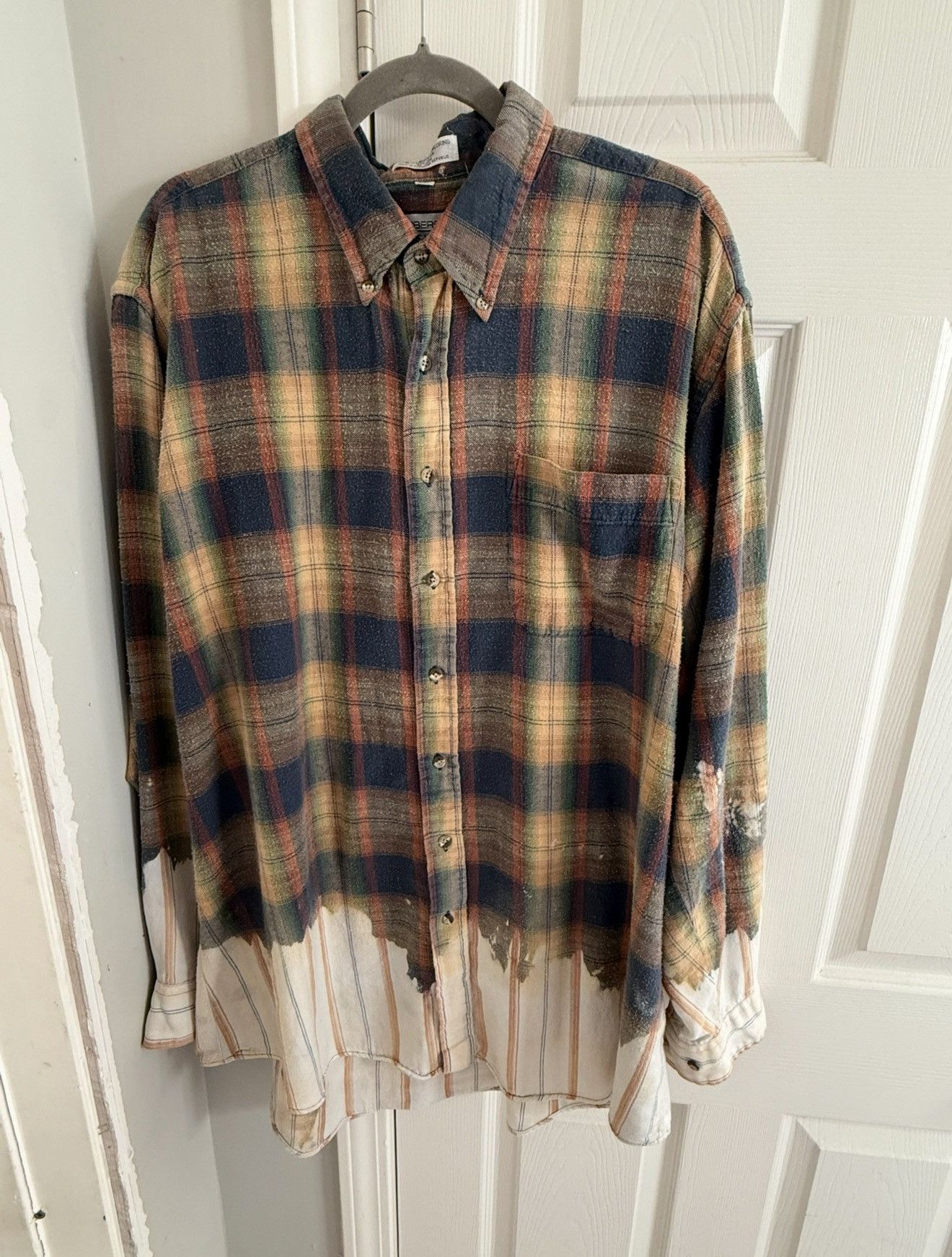 Vintage Vintage Bleach Dipped Flannels Size US L / EU 52-54 / 3 - 5 Thumbnail