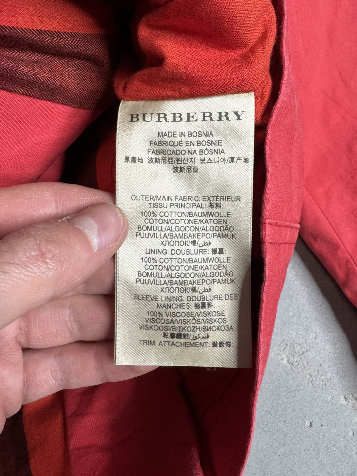 Burberry × Vintage Blazers Burberry Brit Woman Nova Check Jacket Size S / US 4 / IT 40 - 7 Thumbnail