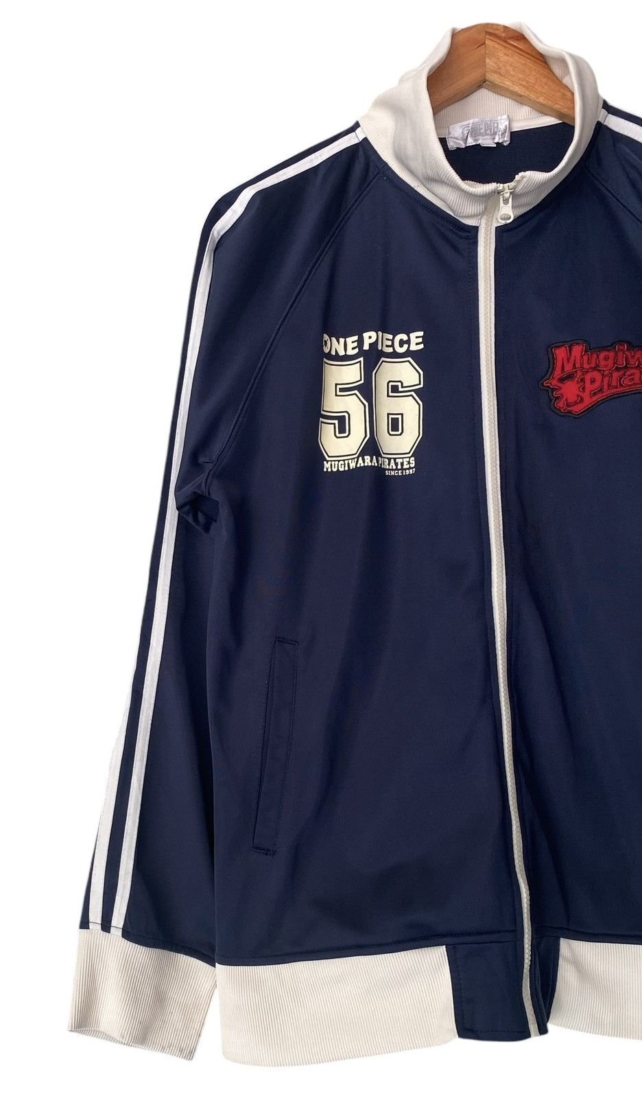 Cartoon Network × One Piece × Vintage Vintage ONE PIECE Windbreaker Zipper Jacket Size US L / EU 52-54 / 3 - 3 Thumbnail