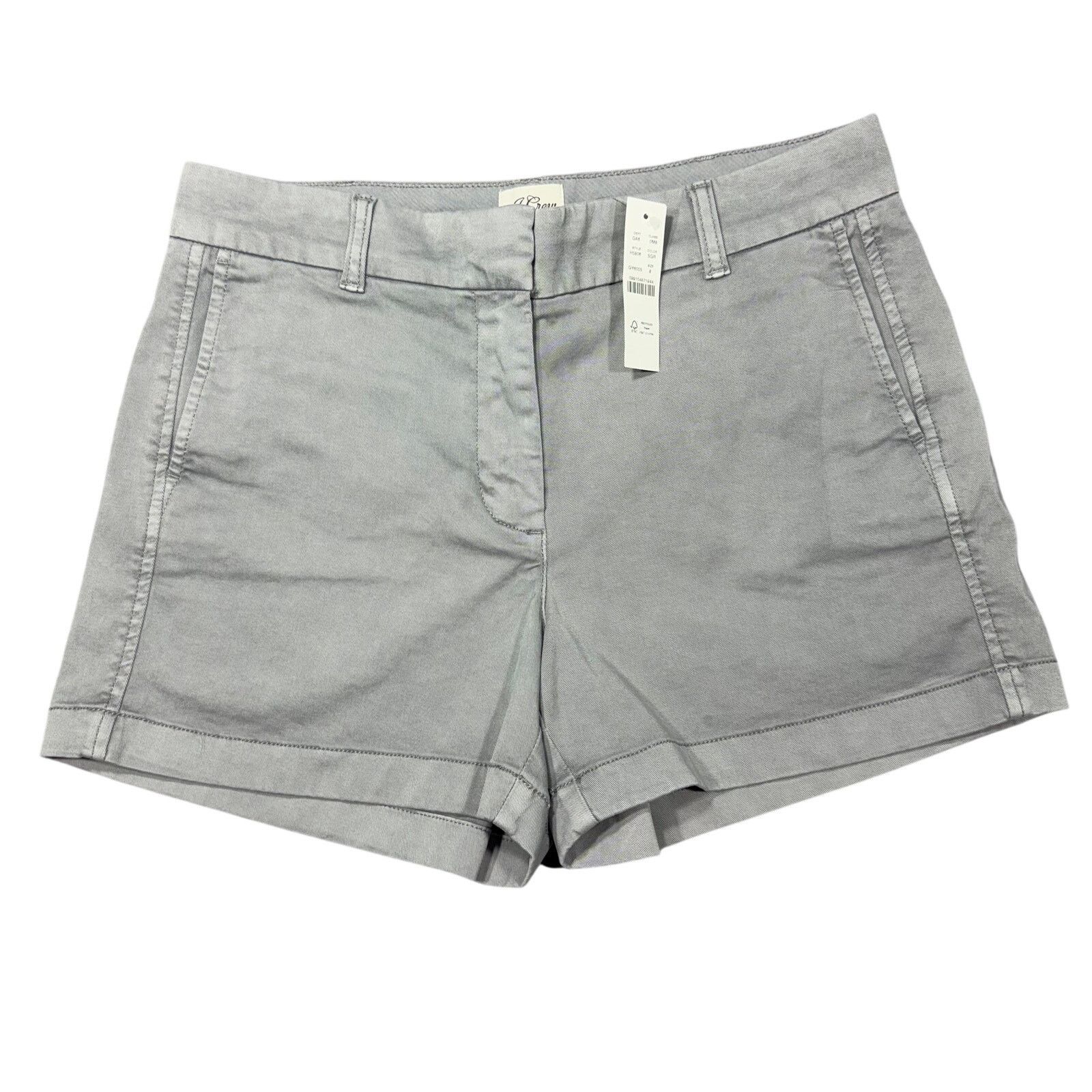 J.Crew New J. Crew Chino Shorts Women's 8 Gray Size 30" / US 8 / IT 44 - 2 Thumbnail