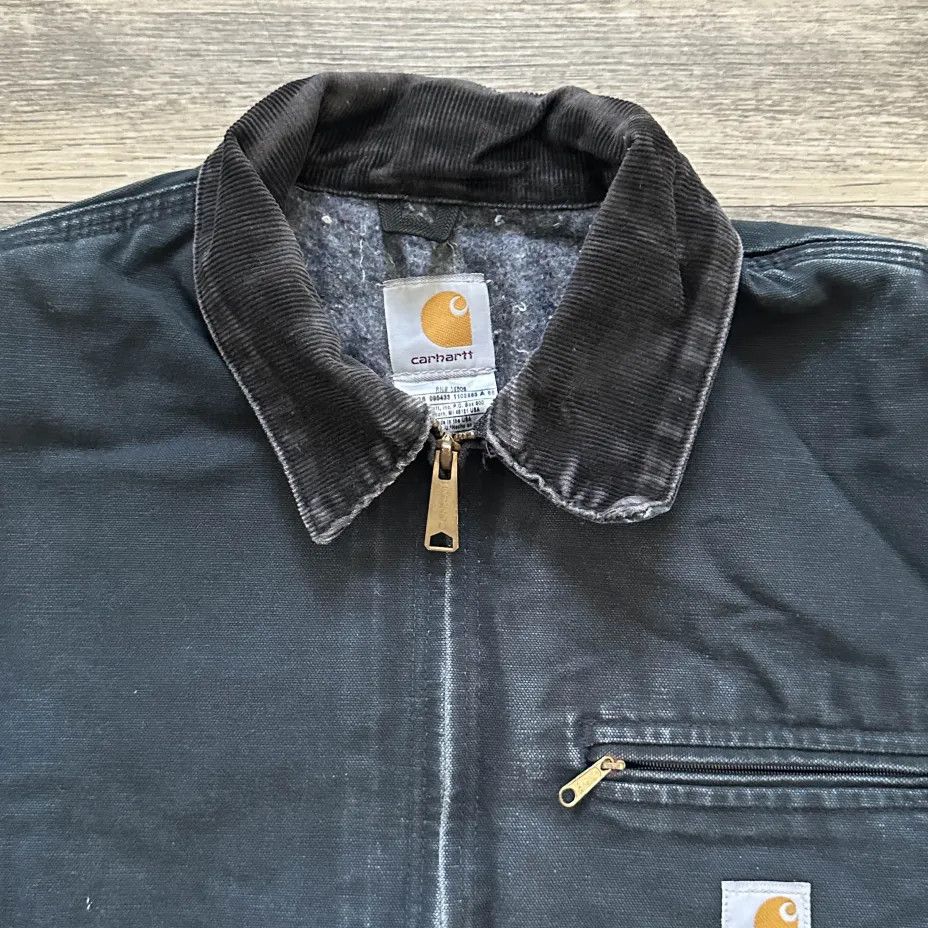 Carhartt Vintage Carhartt J01 BLK Detroit Blanket Lined Jacket Size US L / EU 52-54 / 3 - 3 Thumbnail