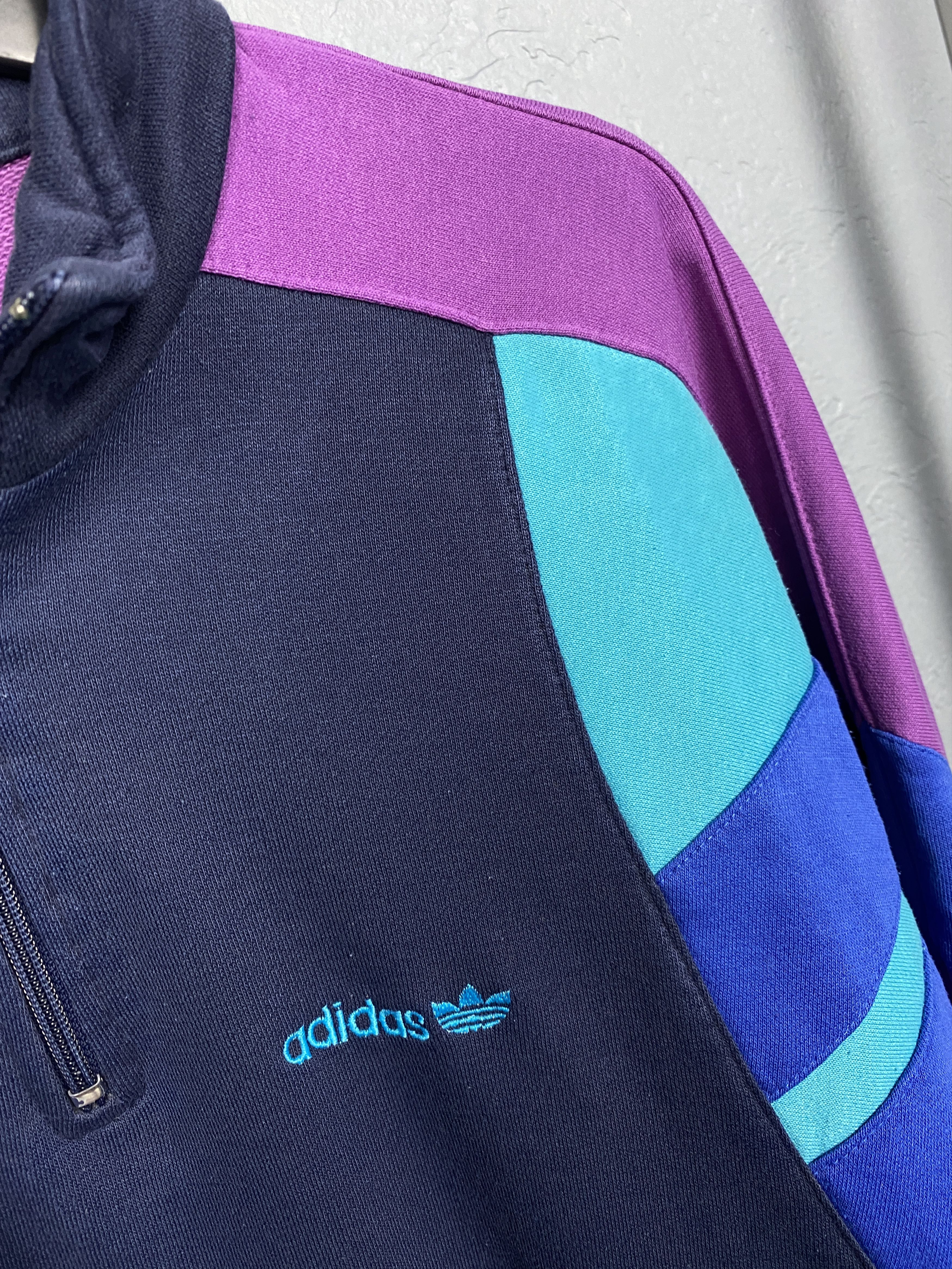 Adidas Adidas Vintage Mens 1\4 Zip Sweatshirt Size US S / EU 44-46 / 1 - 3 Thumbnail