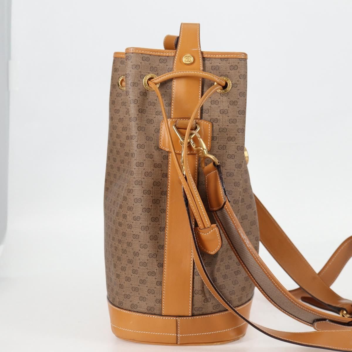 Gucci GUCCI Micro GG Supreme Shoulder Bag Pvc Beige Gold Size ONE SIZE - 5 Thumbnail