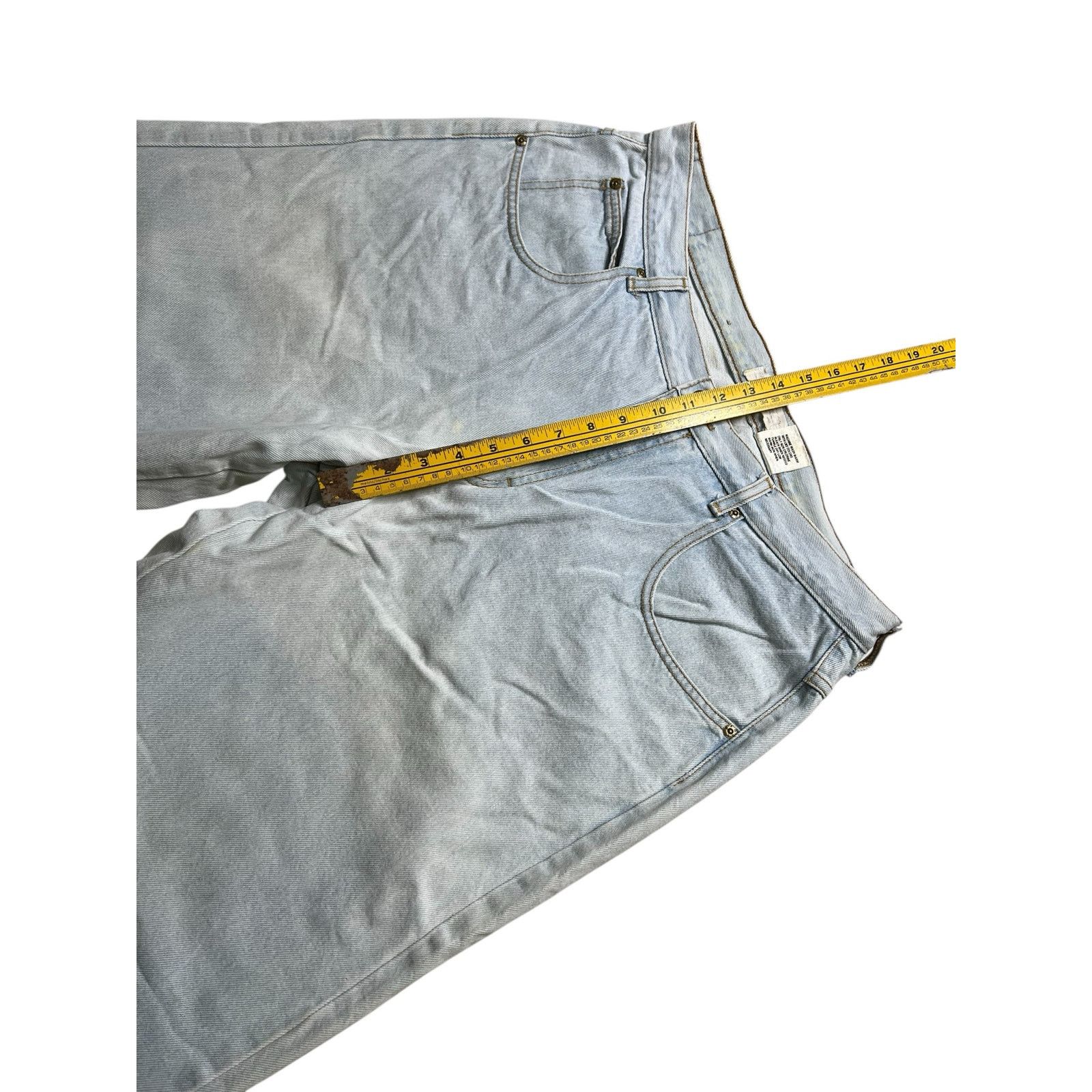 Vintage Vintage 90s Badge Denim Jeans Light Wash 38 Brazil 35x31.5 Size US 38 / EU 54 - 7 Thumbnail