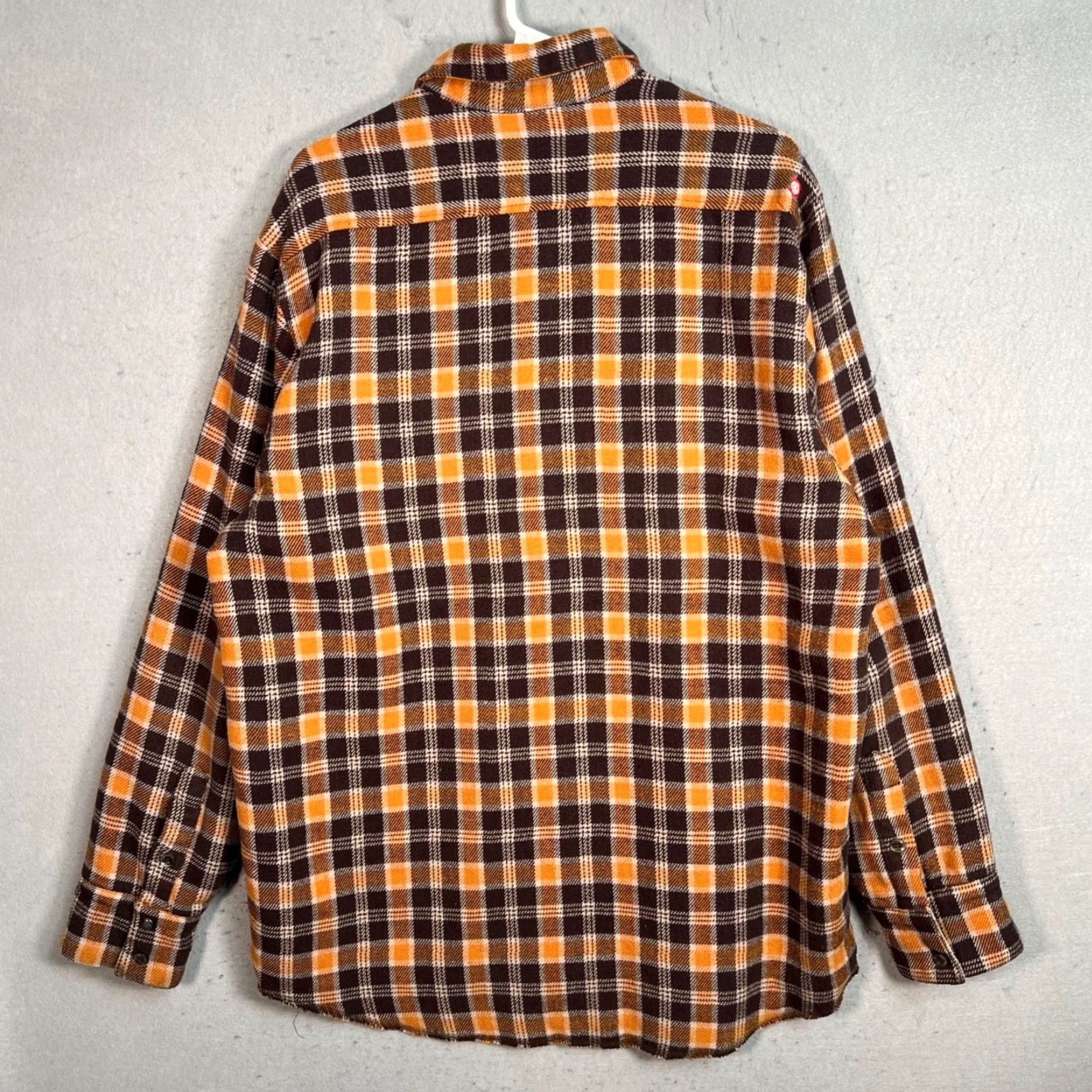 Element VINTAGE Element Shirt Mens Large Plaid Button-Up Lined Flannel Brown Cotton Polyester Size US L / EU 52-54 / 3 - 2 Thumbnail