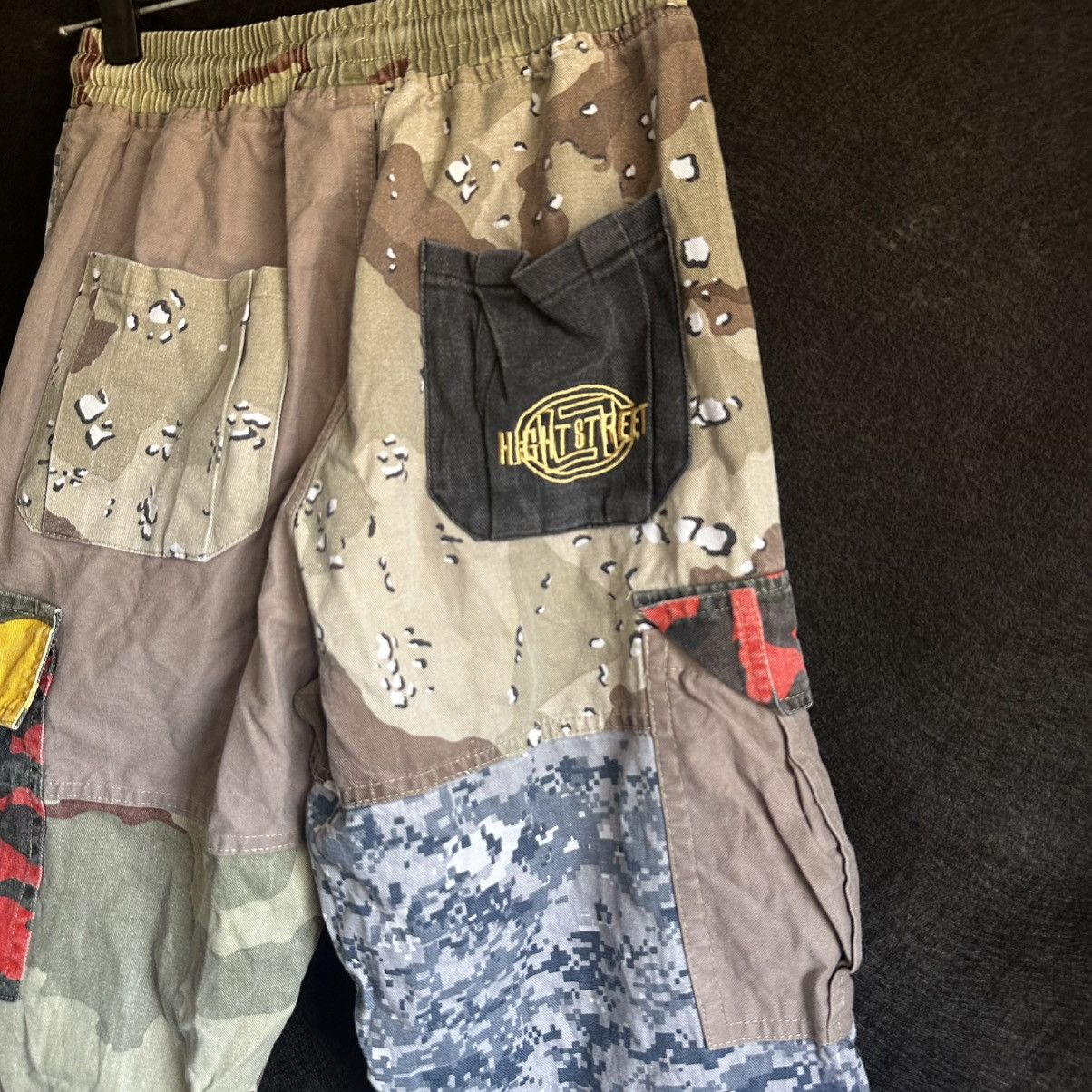 Japanese Brand Coursemys Pants Multicolor Camo Size US 35 - 5 Thumbnail
