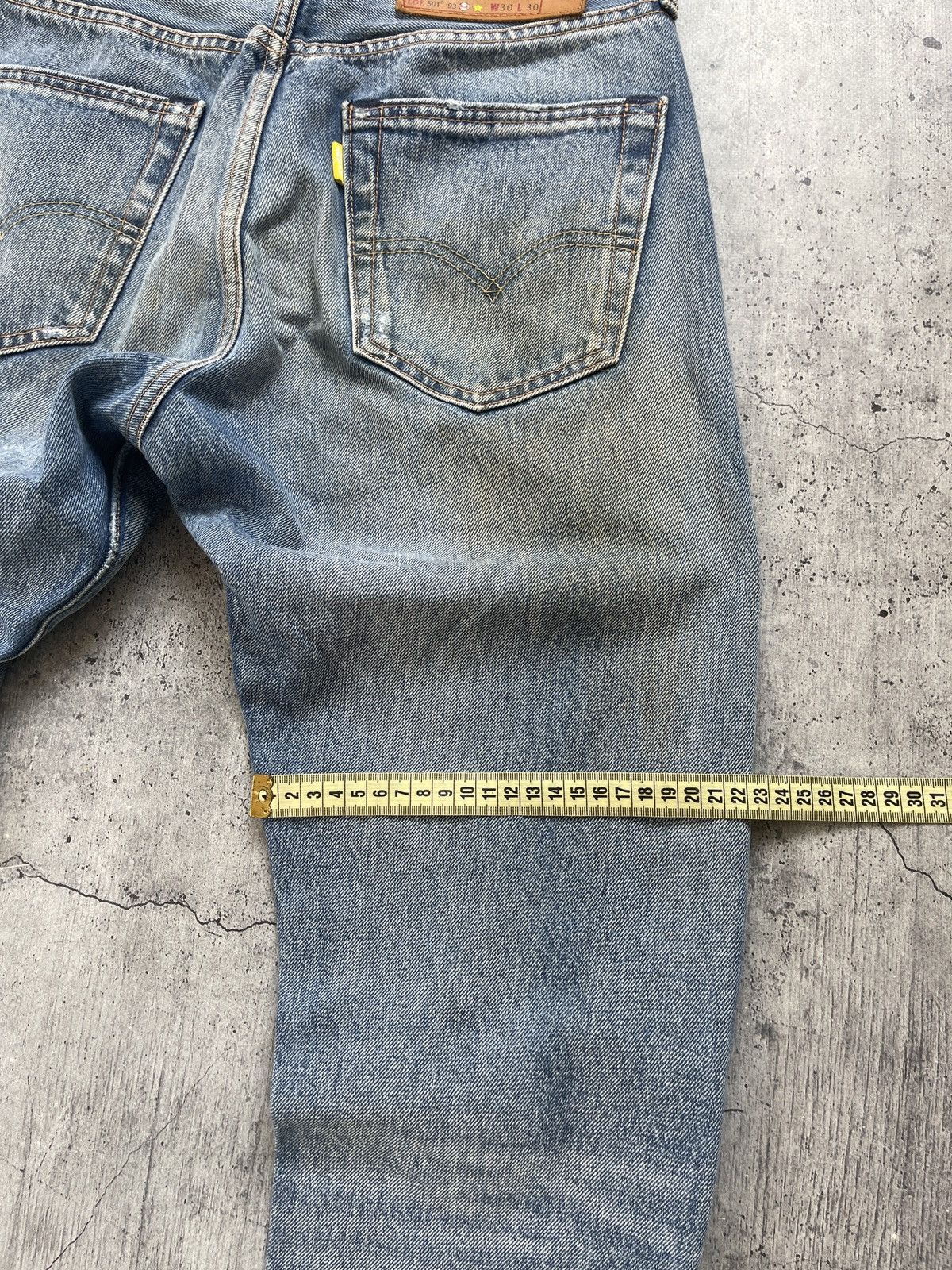 Levi's Levis 501 93 Big E x Super Mario Selvedge Jeans Size US 30 / EU 46 - 17 Thumbnail