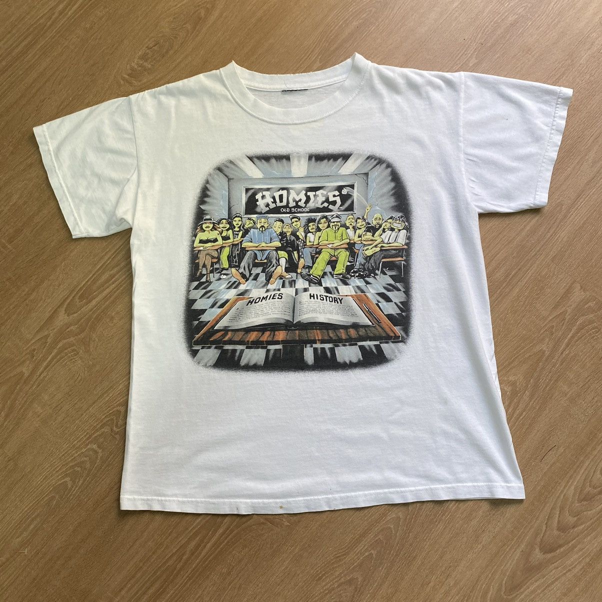 Rap Tees × Vintage RARE! Vintage 90’s Homies Rap Tee Art Size US L / EU 52-54 / 3 - 1 Thumbnail