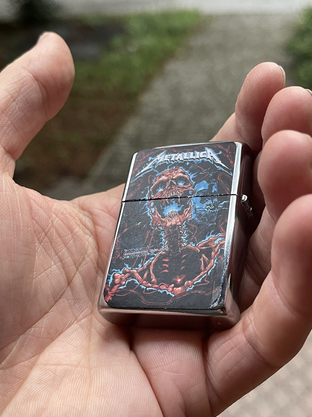 Band Tees × Metallica Metallica ride the lightning lighter 00s rare album Size ONE SIZE - 4 Thumbnail