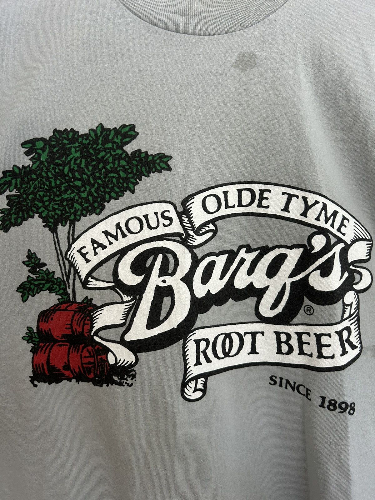 Vintage Vintage Barq’s Root Beer Logo Graphic T-shirt Size US L / EU 52-54 / 3 - 3 Thumbnail