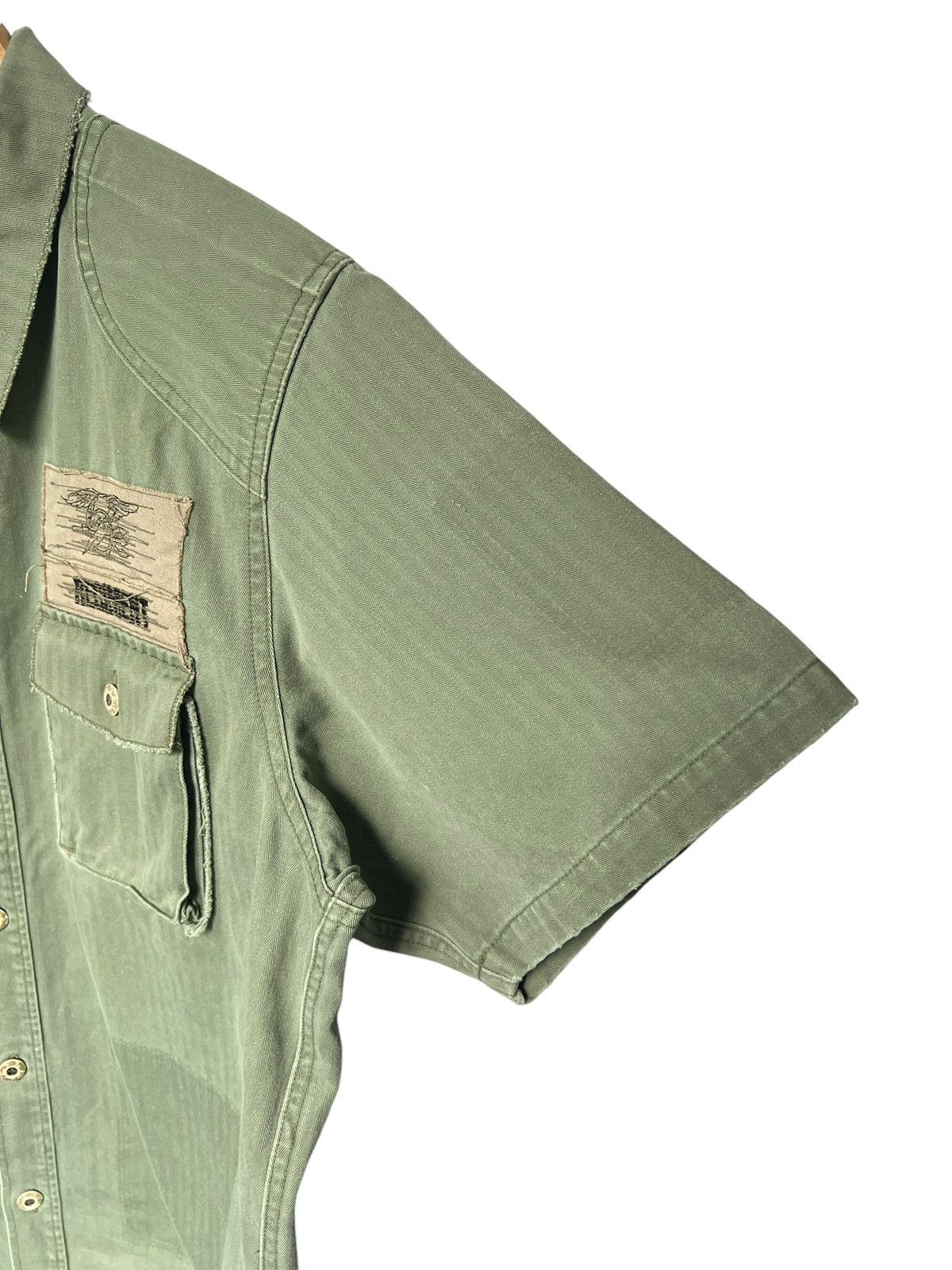 Vintage Vintage 90s WTAPS Military Shirt Size US XL / EU 56 / 4 - 6 Thumbnail