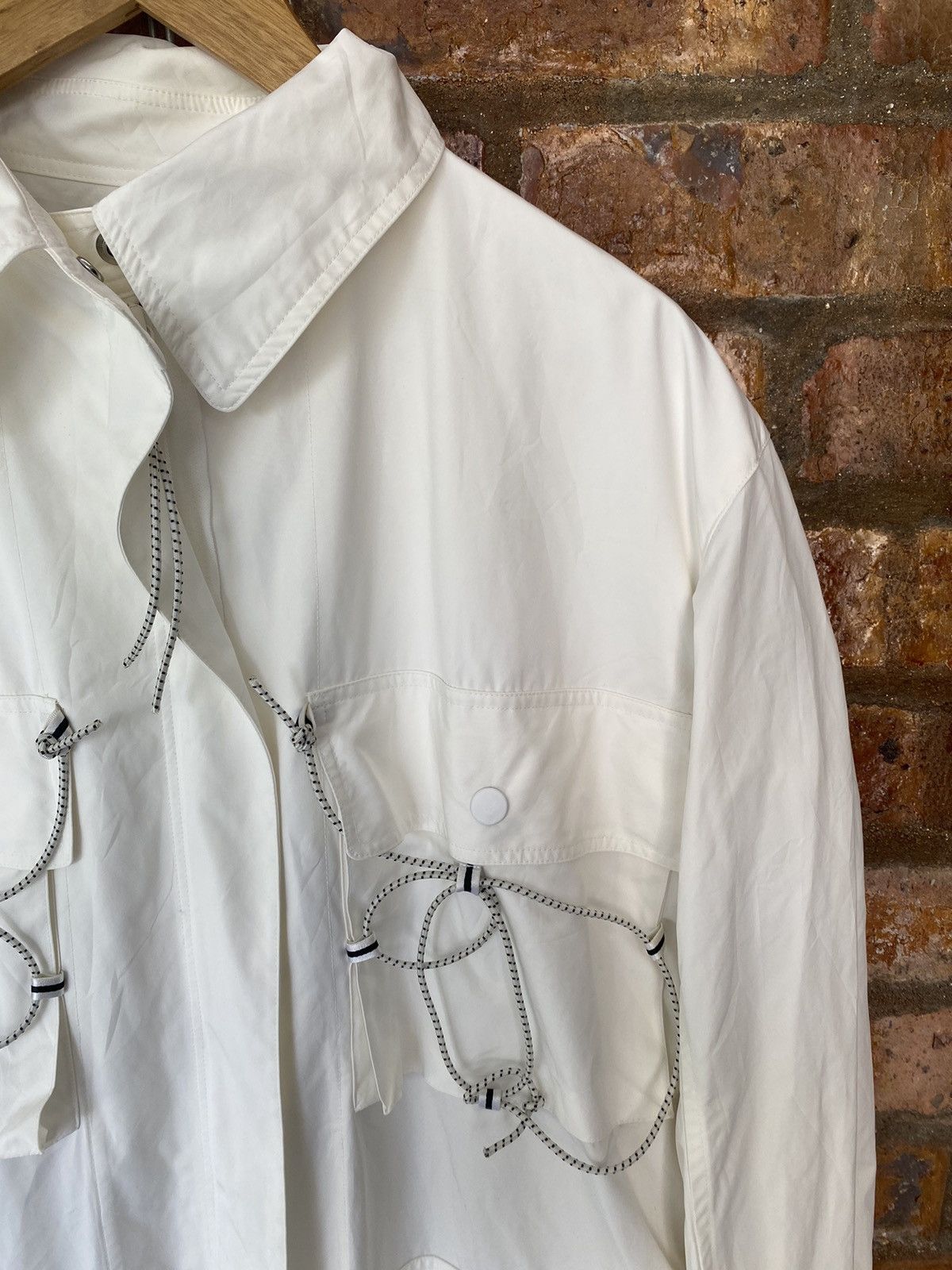 Issey Miyake SS04 ISSEY MIYAKE Bungee Cord Long Raincoat Size US M / EU 48-50 / 2 - 7 Thumbnail