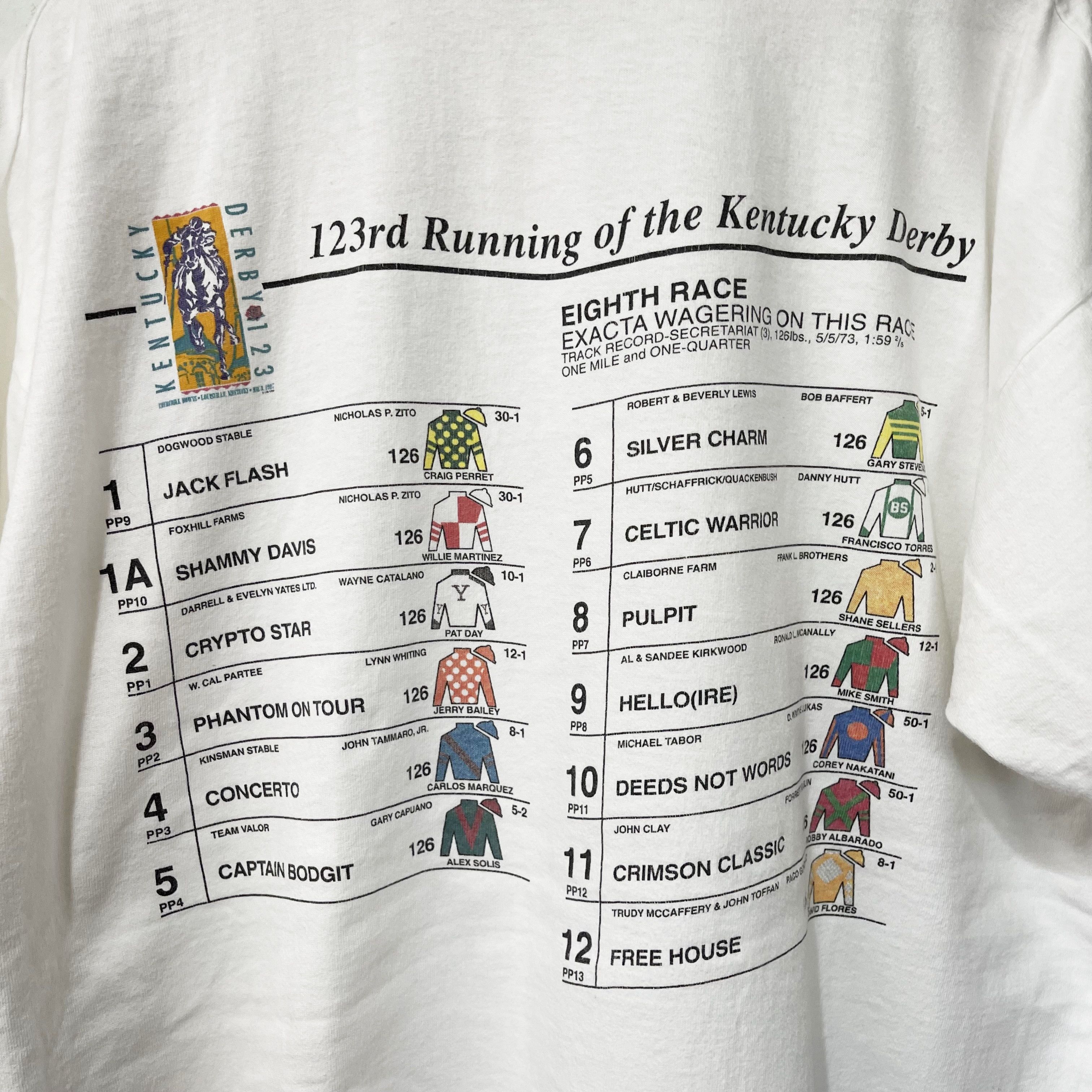 Vintage Vintage 1997 Kentucky Derby T-Shirt Size US XL / EU 56 / 4 - 2 Thumbnail