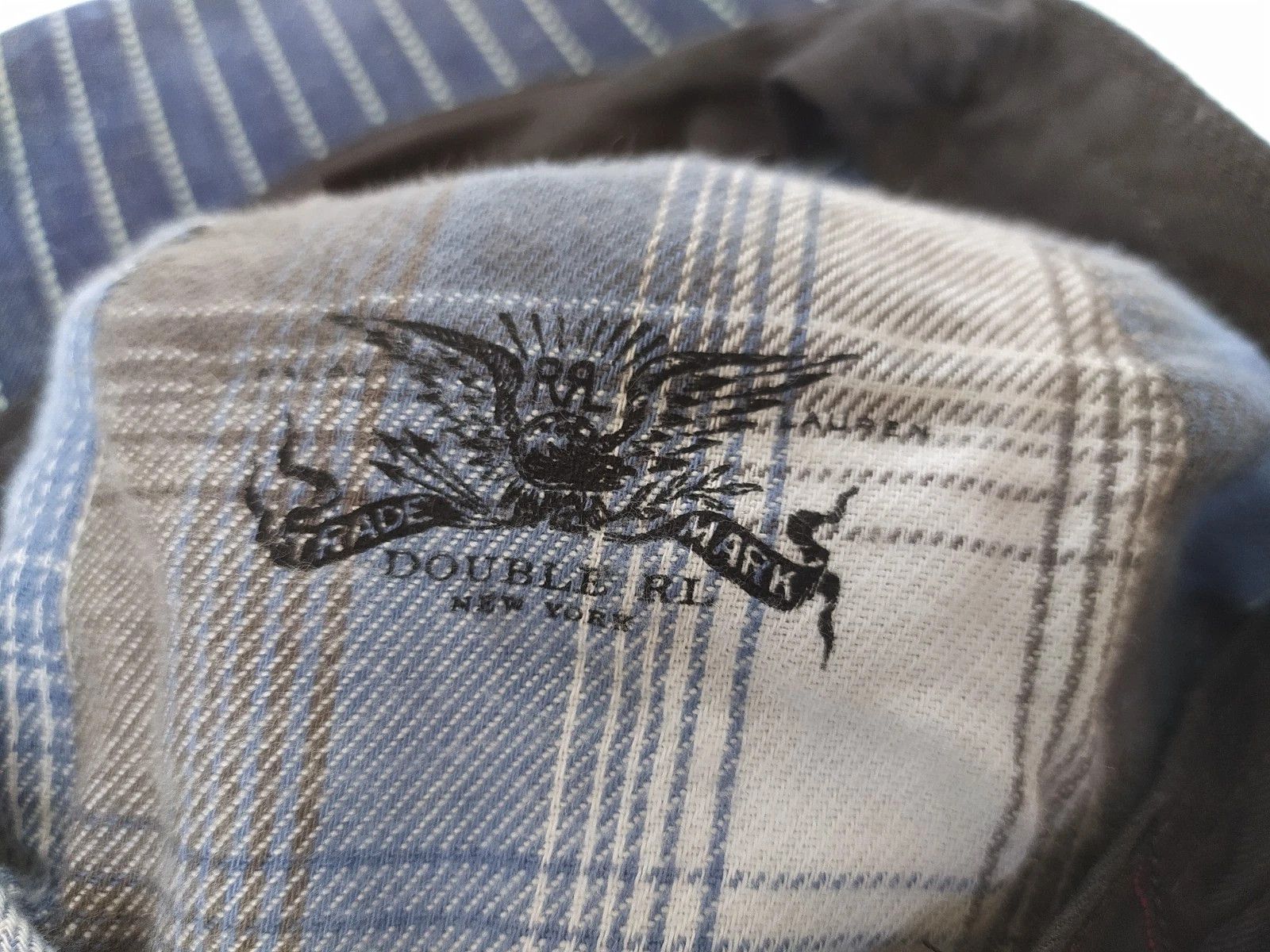 RRL Ralph Lauren DOUBLE RL Cotton-Linen Newsboy Cap T/3028 Size ONE SIZE - 6 Thumbnail