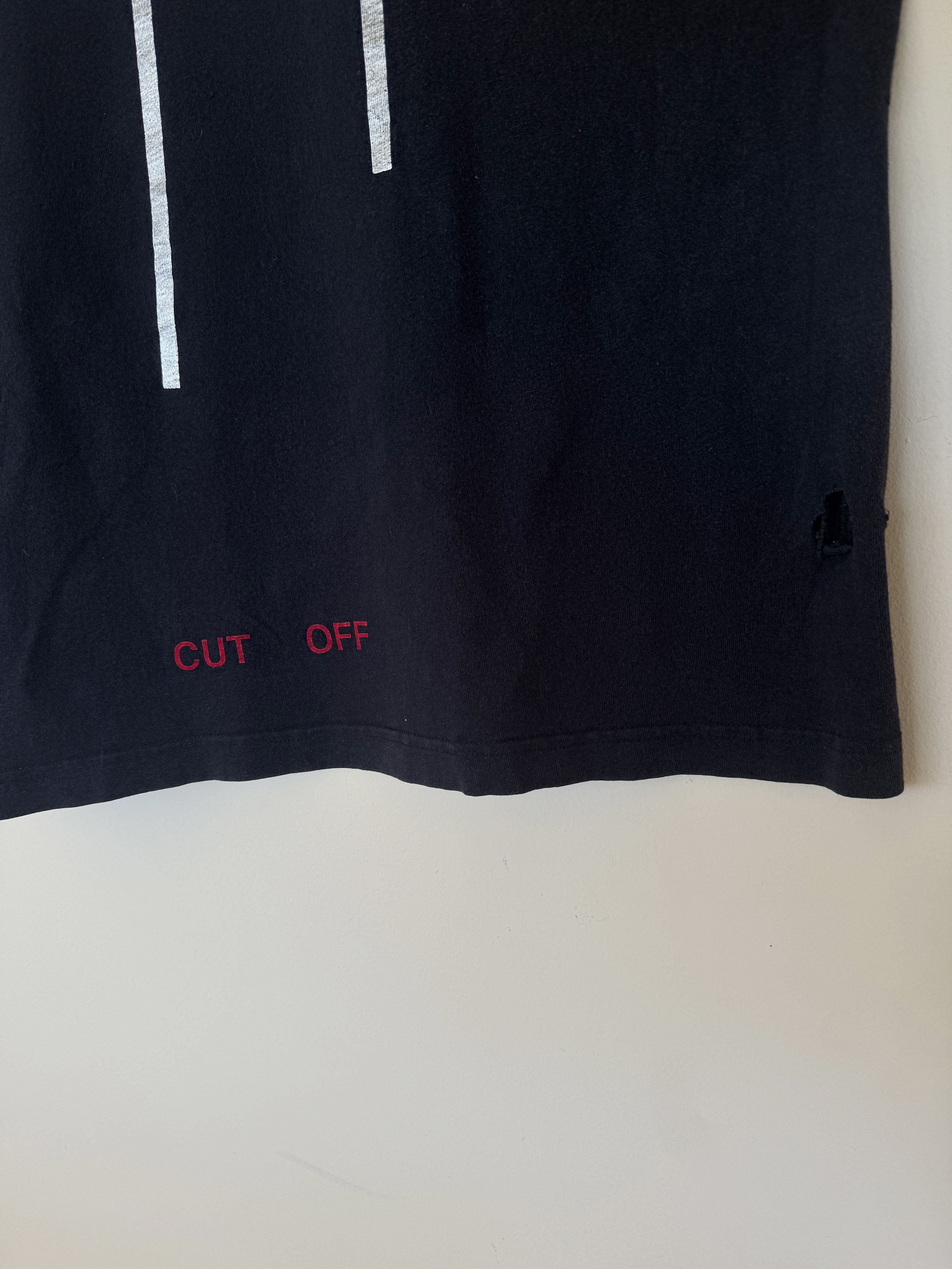 Off-White Off White Cut Off Tee Size US M / EU 48-50 / 2 - 6 Thumbnail