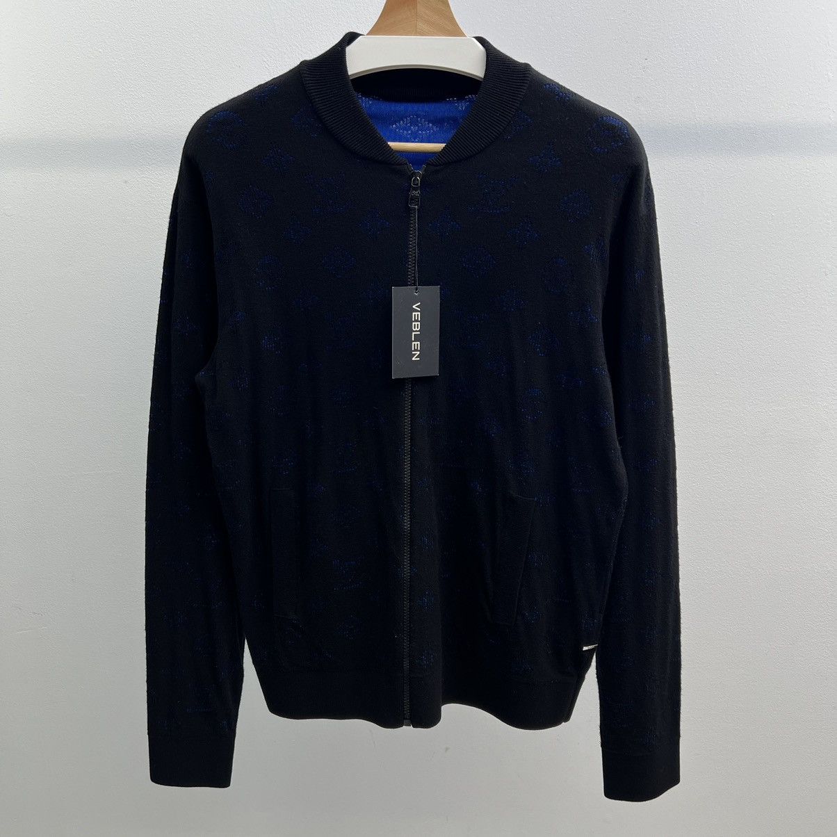 Louis Vuitton Layered Monogram Zip Up Jacket
