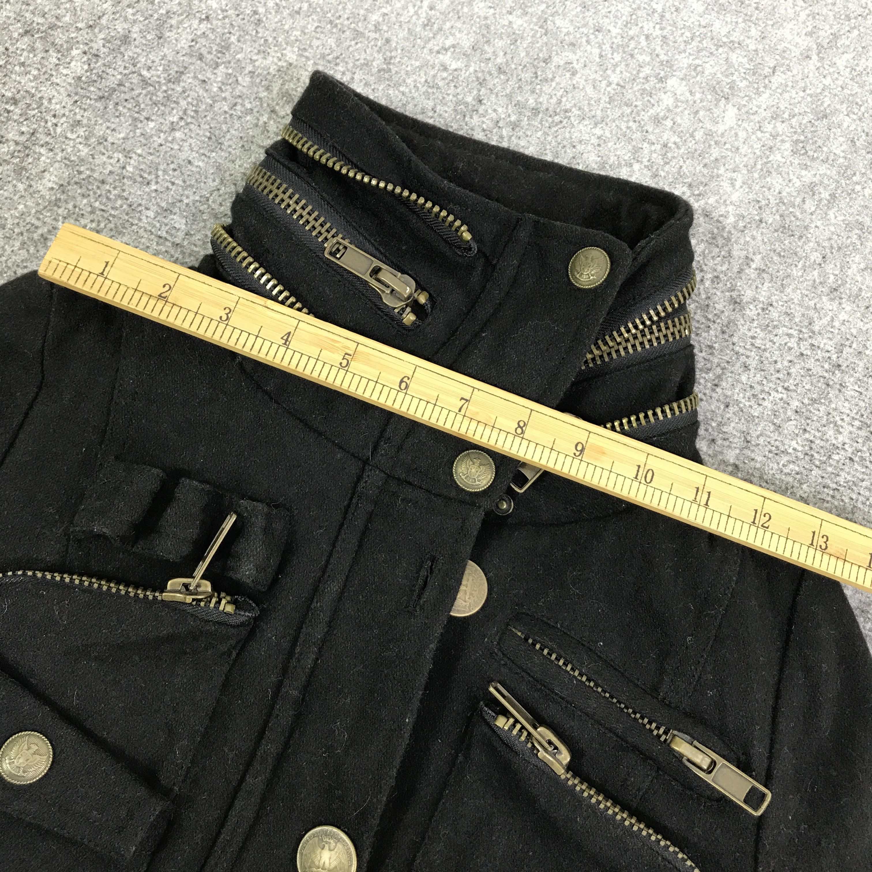 Japanese Brand GOTHIC D.I.A PUNK IFSIXWASNINE STYLE WOOL JACKET K1001B11 Size US M / EU 48-50 / 2 - 6 Thumbnail