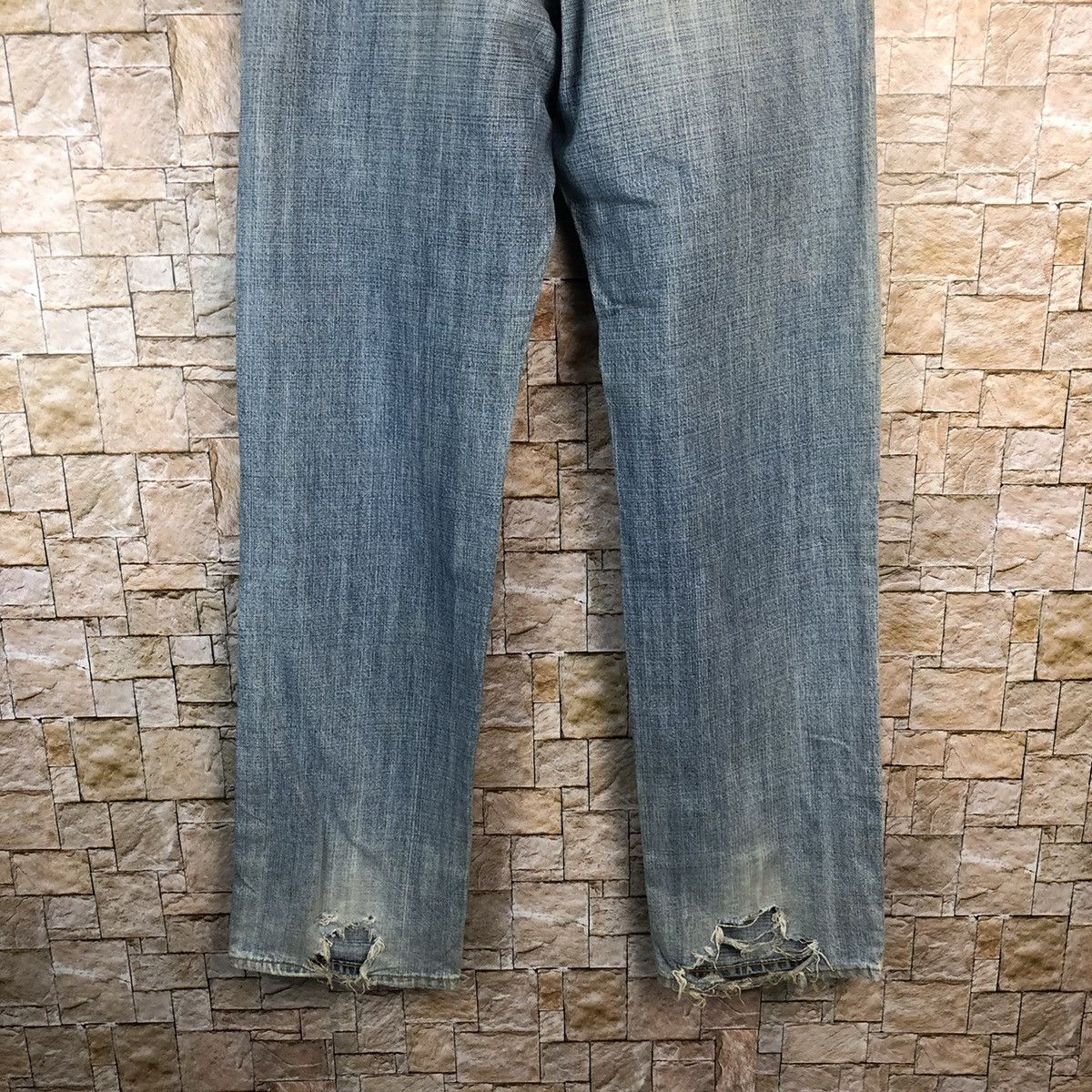 Japanese Brand Uniqlo japan vintage faded Blue Denim Pants #A955 Size US 30 / EU 46 - 15 Thumbnail
