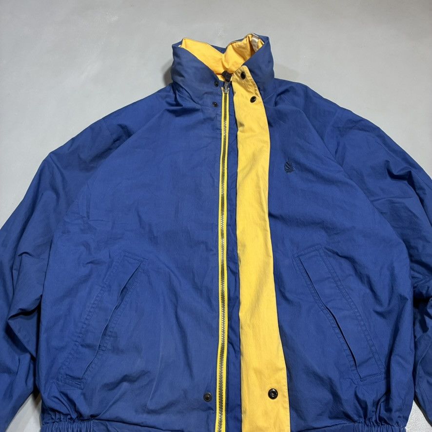 Nautica Vintage 90s Nautica Reversible Sailing Jacket Yellow/Blue Size US L / EU 52-54 / 3 - 8 Thumbnail