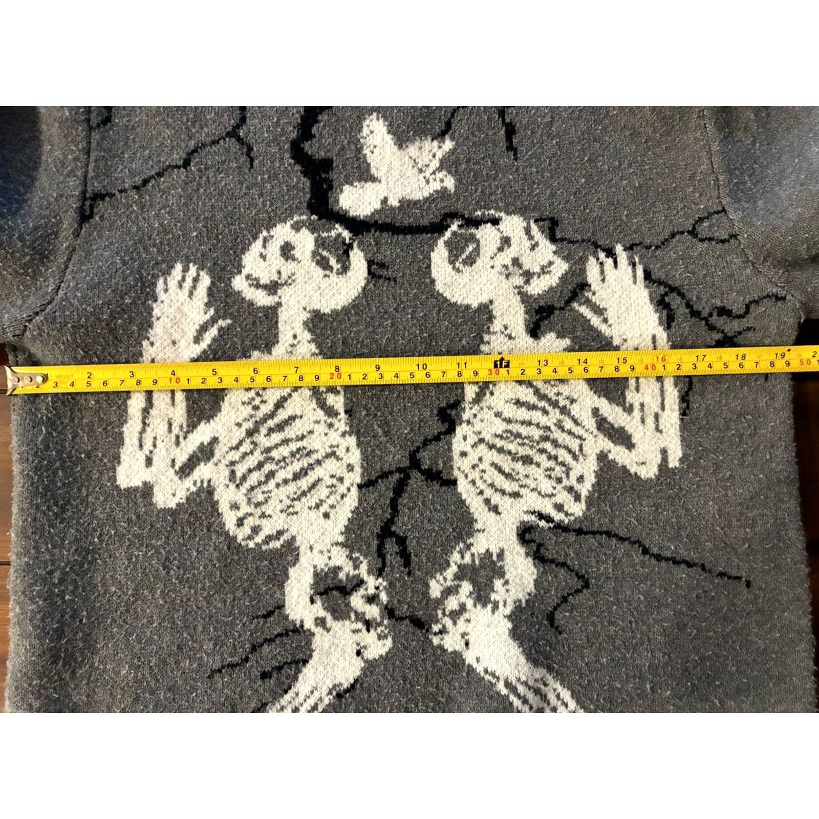 Praying RGSTR Sweater Skeletons Praying Women’s Gray Sweatshirt Size S / US 4 / IT 40 - 4 Thumbnail
