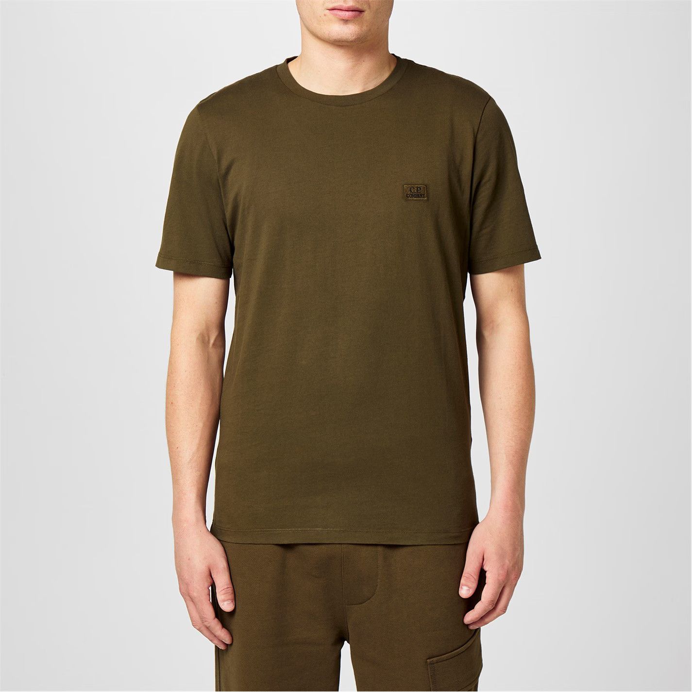 C.P. Company o1g2r1mq0426 Jersey T-Shirt in Green Size US XXL / EU 58 / 5 - 3 Thumbnail
