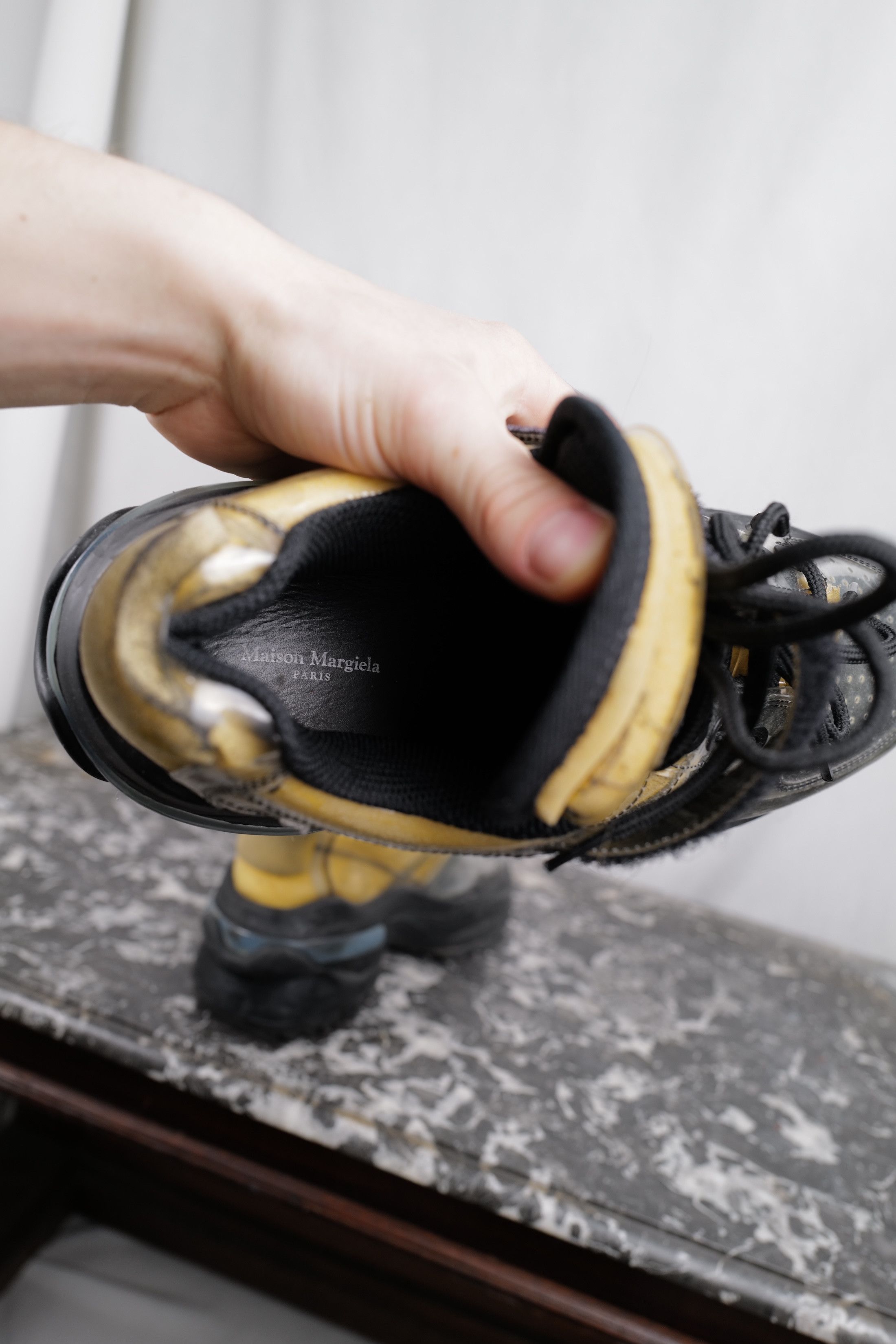 Maison Margiela Maison Margiela PVC Clear Retro Fit Chunky Sole Sneaker Size US 8 / EU 41 - 24 Thumbnail