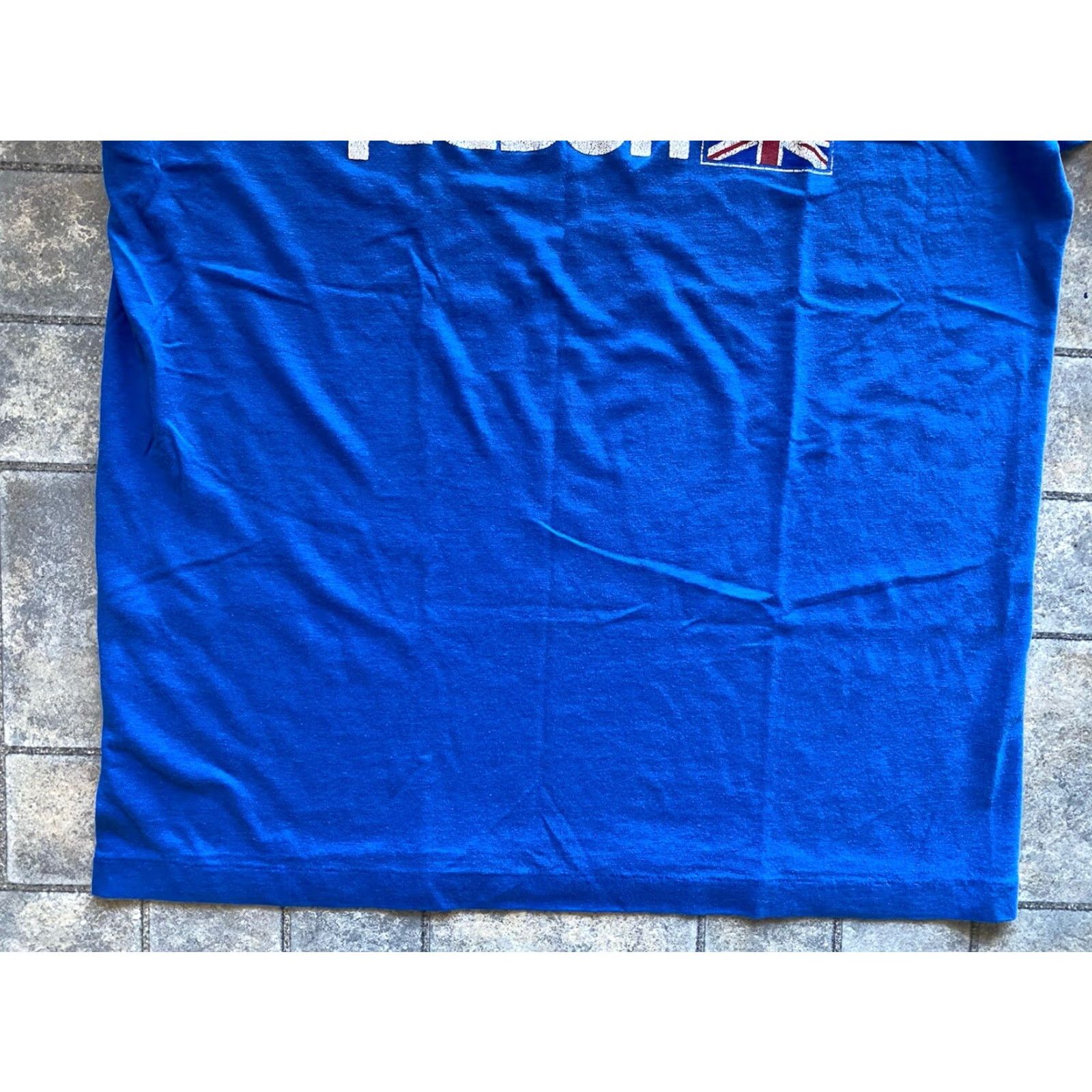 Reebok VINTAGE Reebok T-Shirt Men XL Blue United Kingdom Flag Short Sleeve Size US XL / EU 56 / 4 - 2 Thumbnail