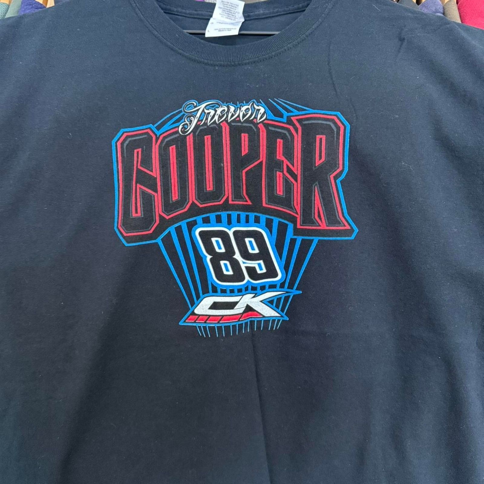 Other Vintage Y2K Trevor Cooper Racing Tee Black Size US L / EU 52-54 / 3 - 7 Thumbnail