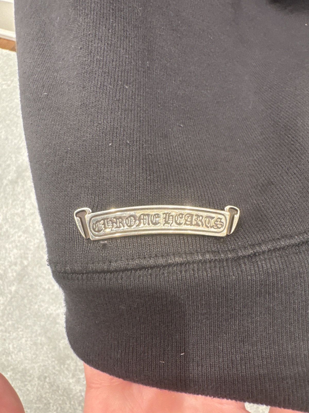 Chrome Hearts Black chrome hearts custom leather patch hoodie Size US M / EU 48-50 / 2 - 4 Thumbnail