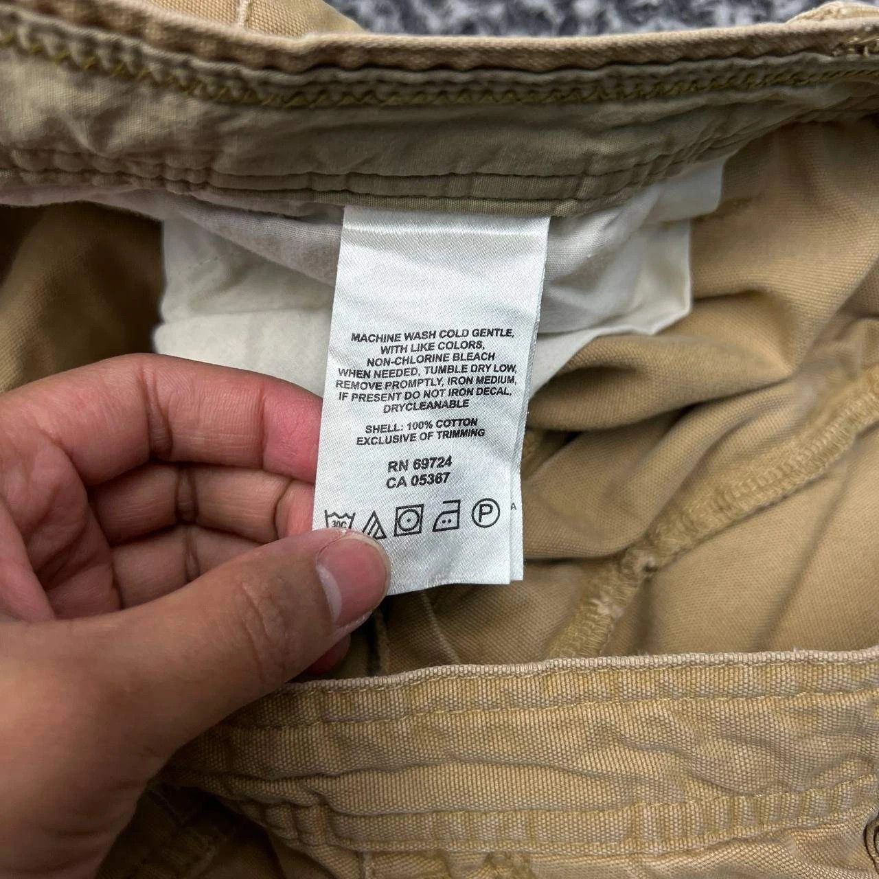 Columbia Columbia Cargo Shorts Men 38 Beige Pockets Outdoor Cotton Size US 38 / EU 54 - 4 Thumbnail